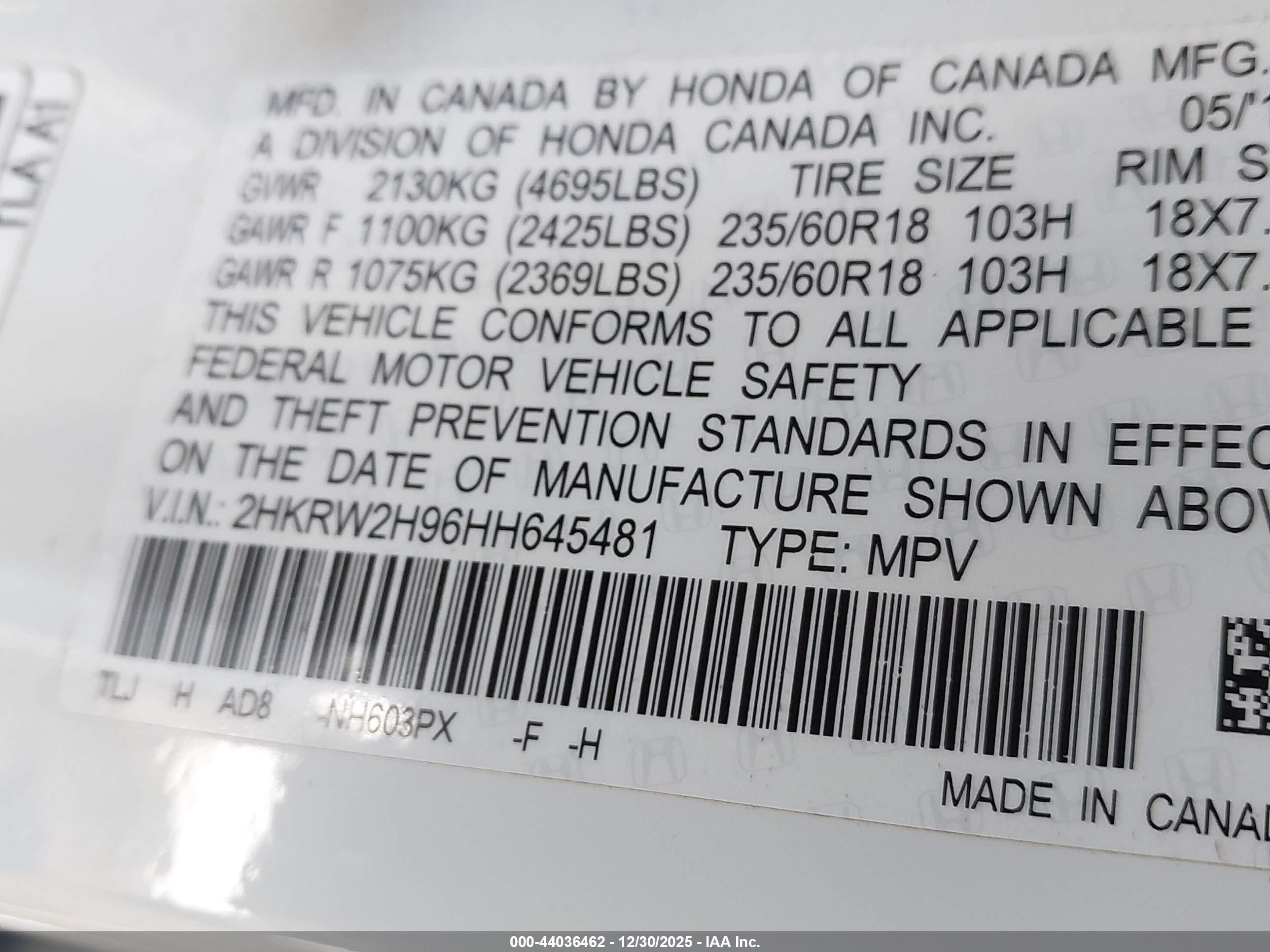HONDA CR-V image 9