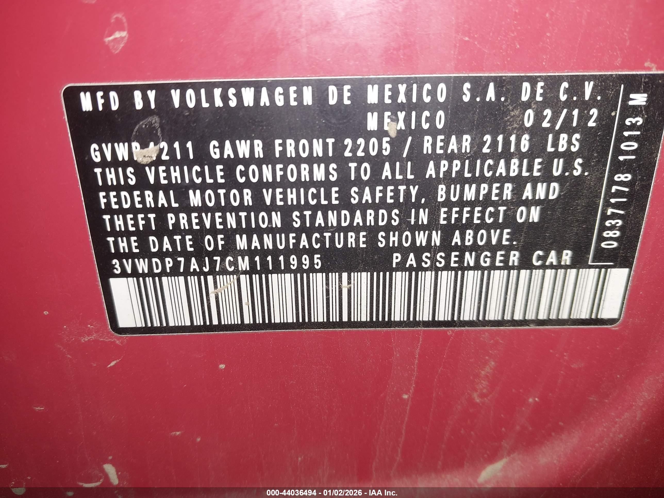 VOLKSWAGEN JETTA image 9