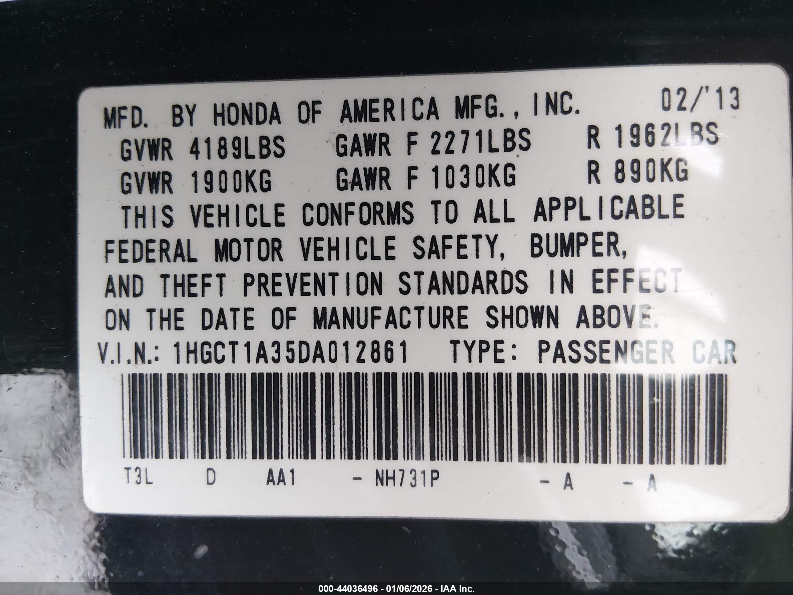 HONDA ACCORD image 9