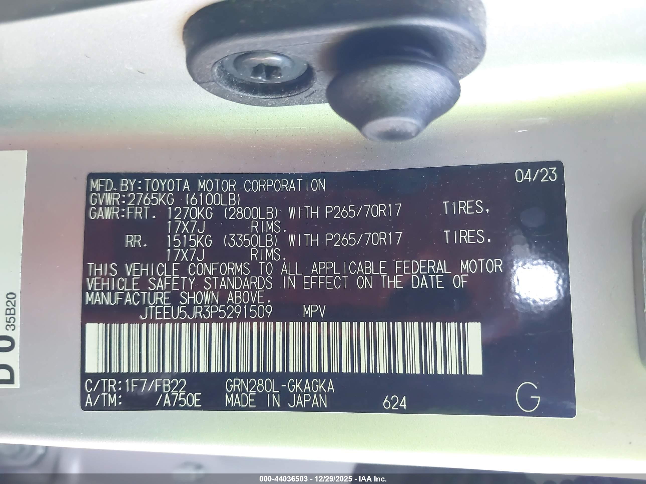 TOYOTA 4RUNNER image 9