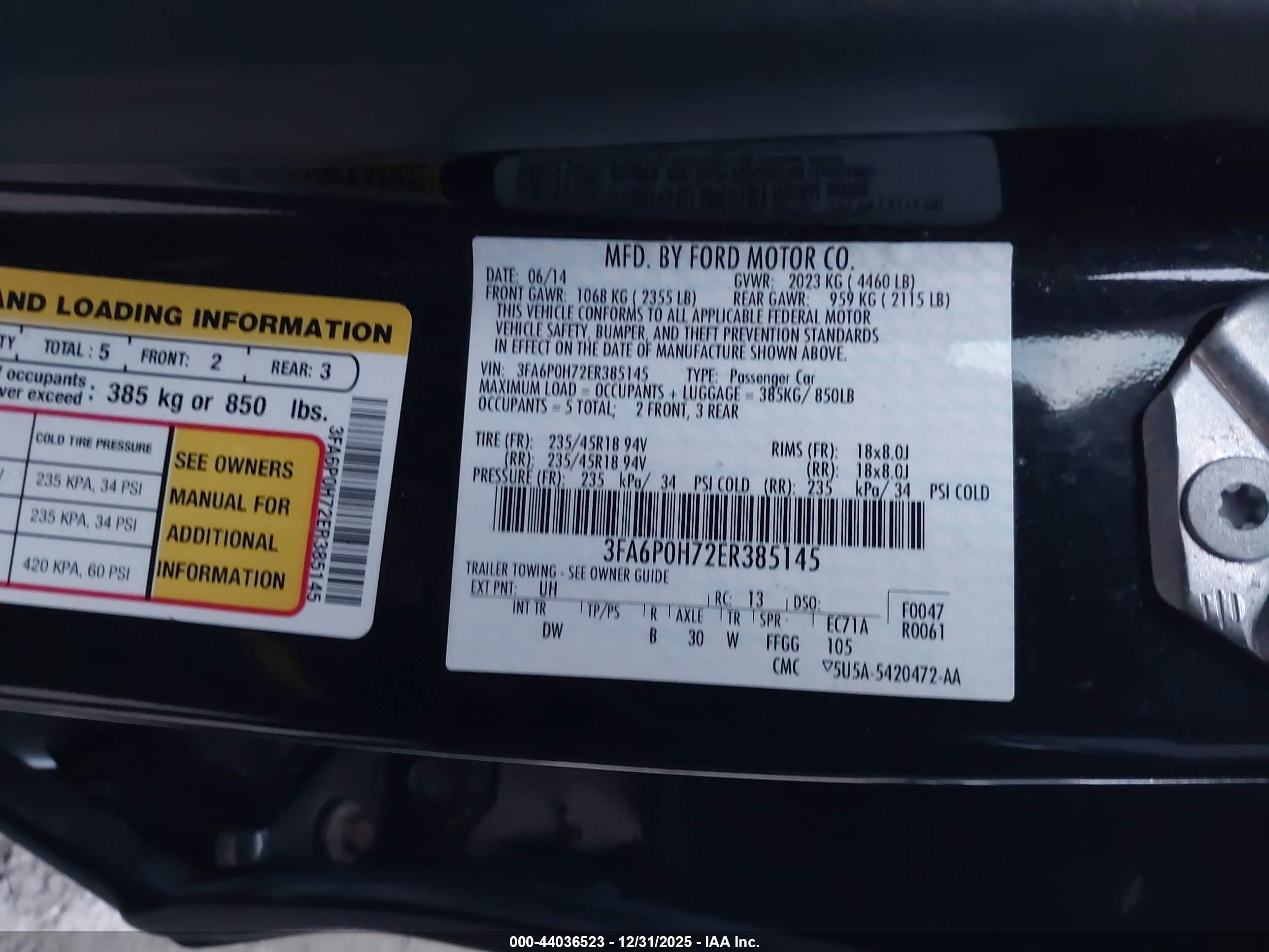 FORD FUSION image 9