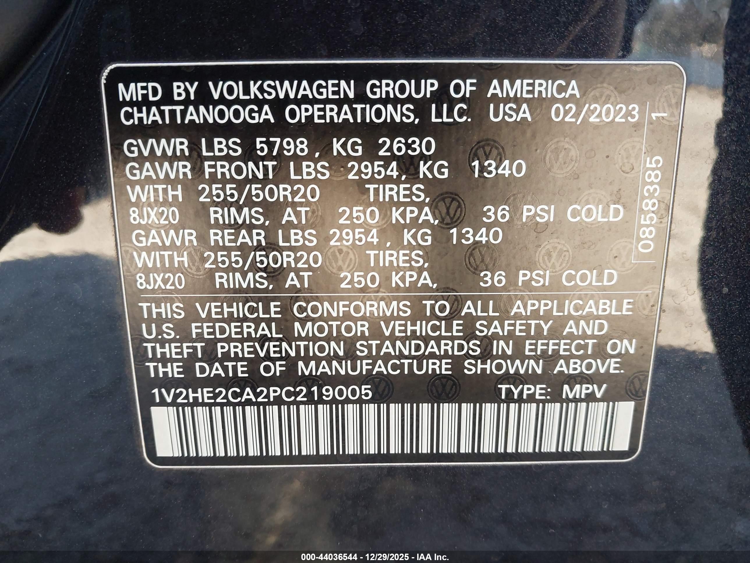 VOLKSWAGEN ATLAS image 9