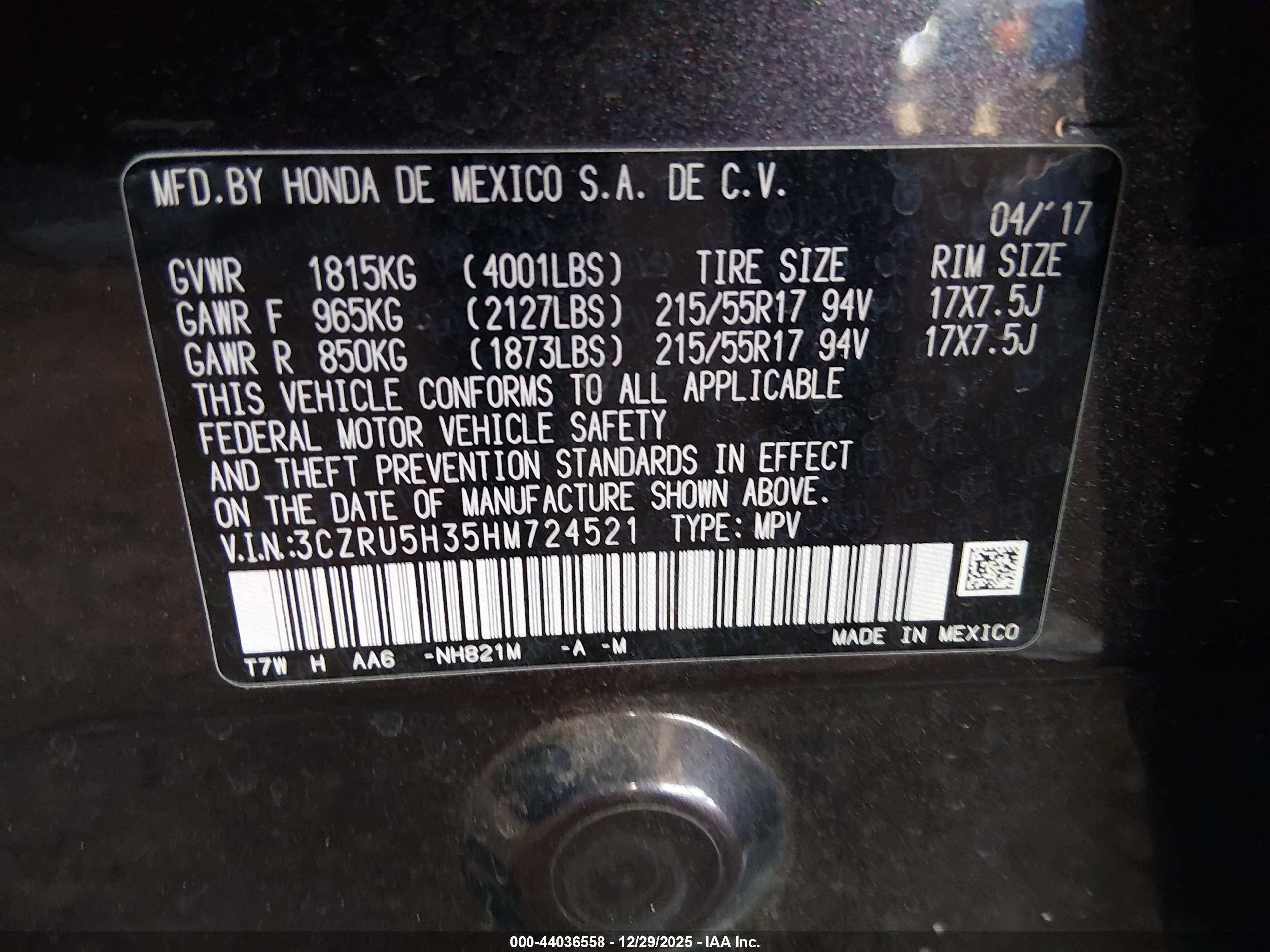 HONDA HR-V image 9