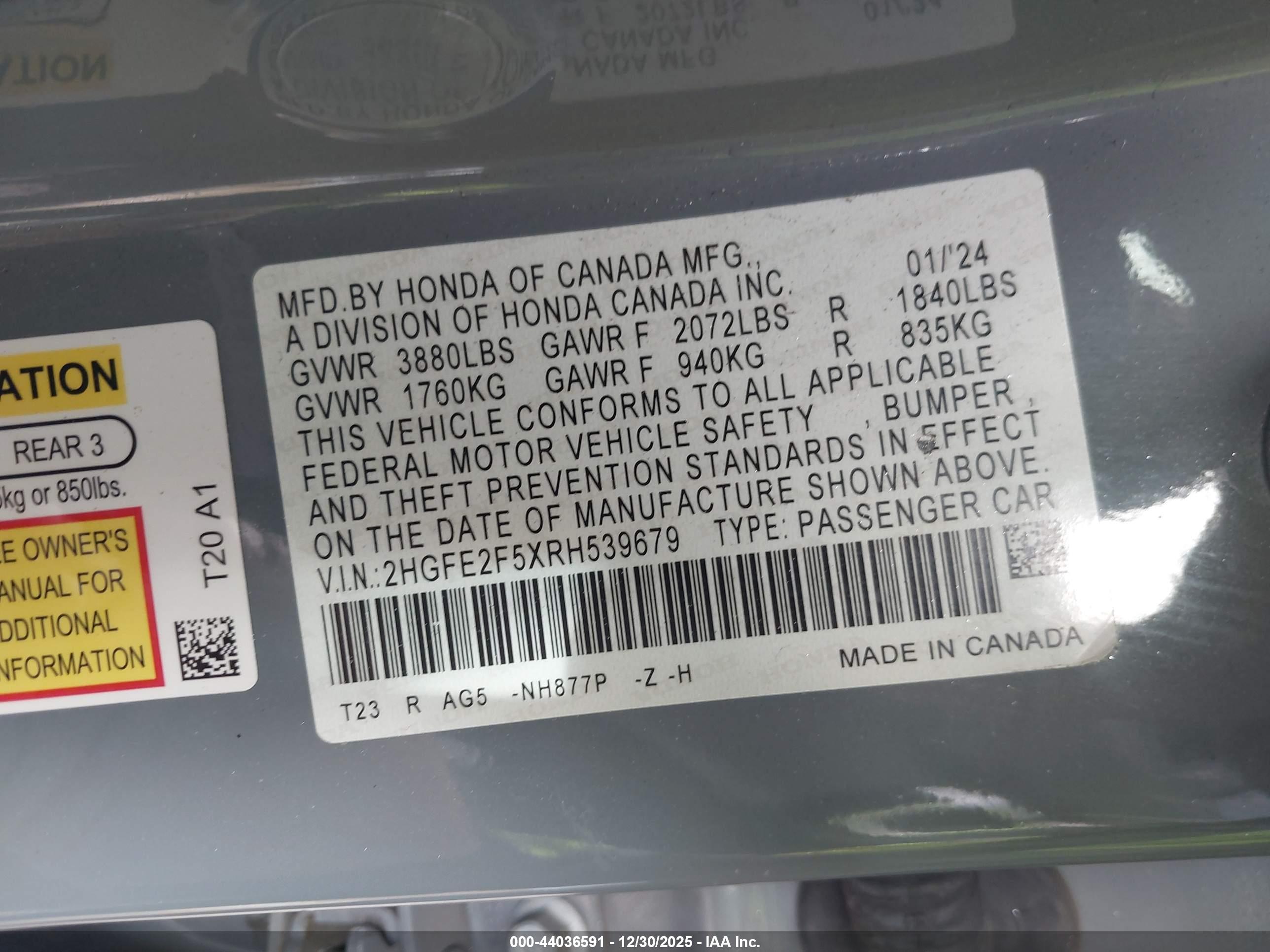 HONDA CIVIC image 9