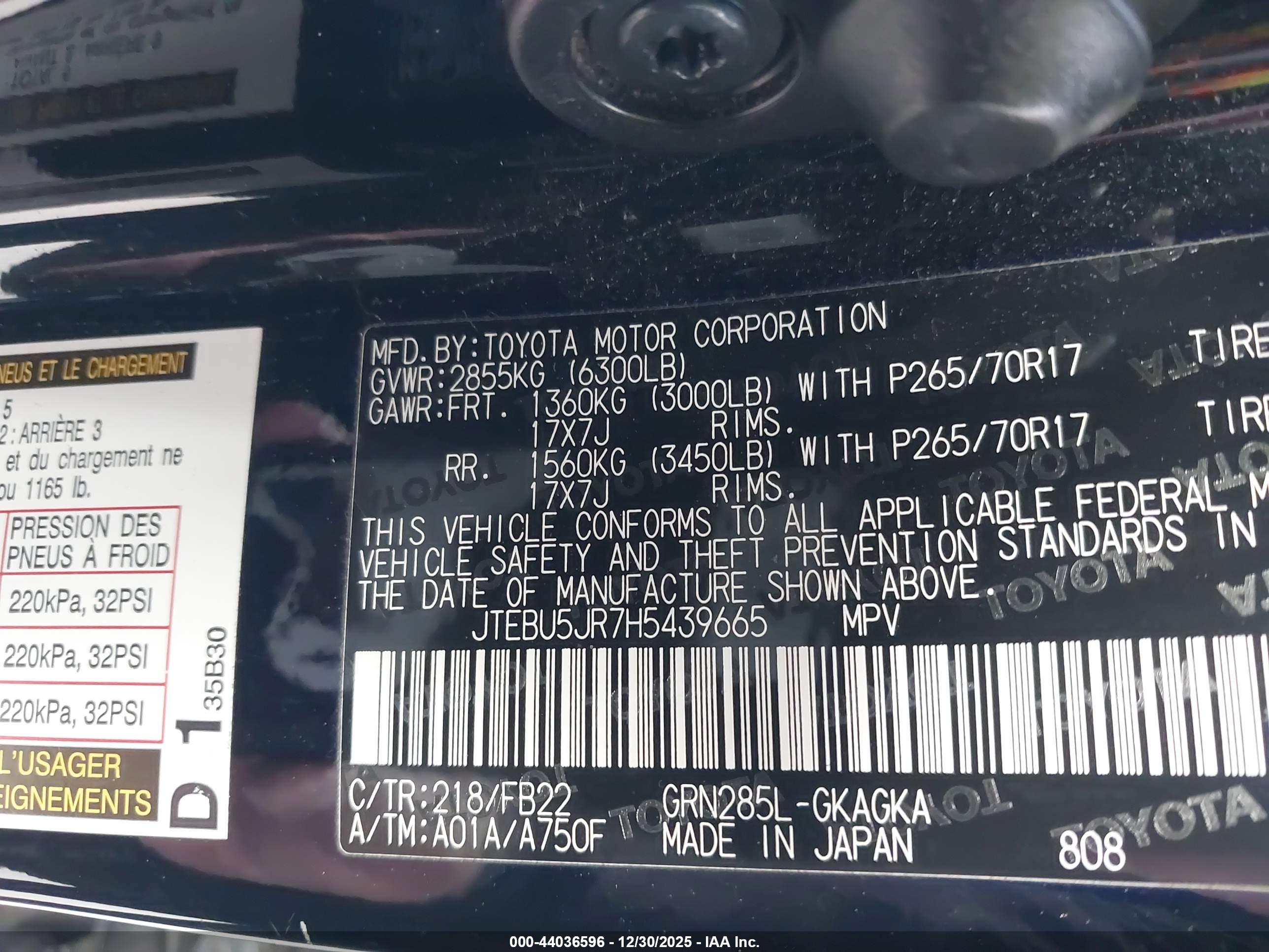 TOYOTA 4RUNNER image 9