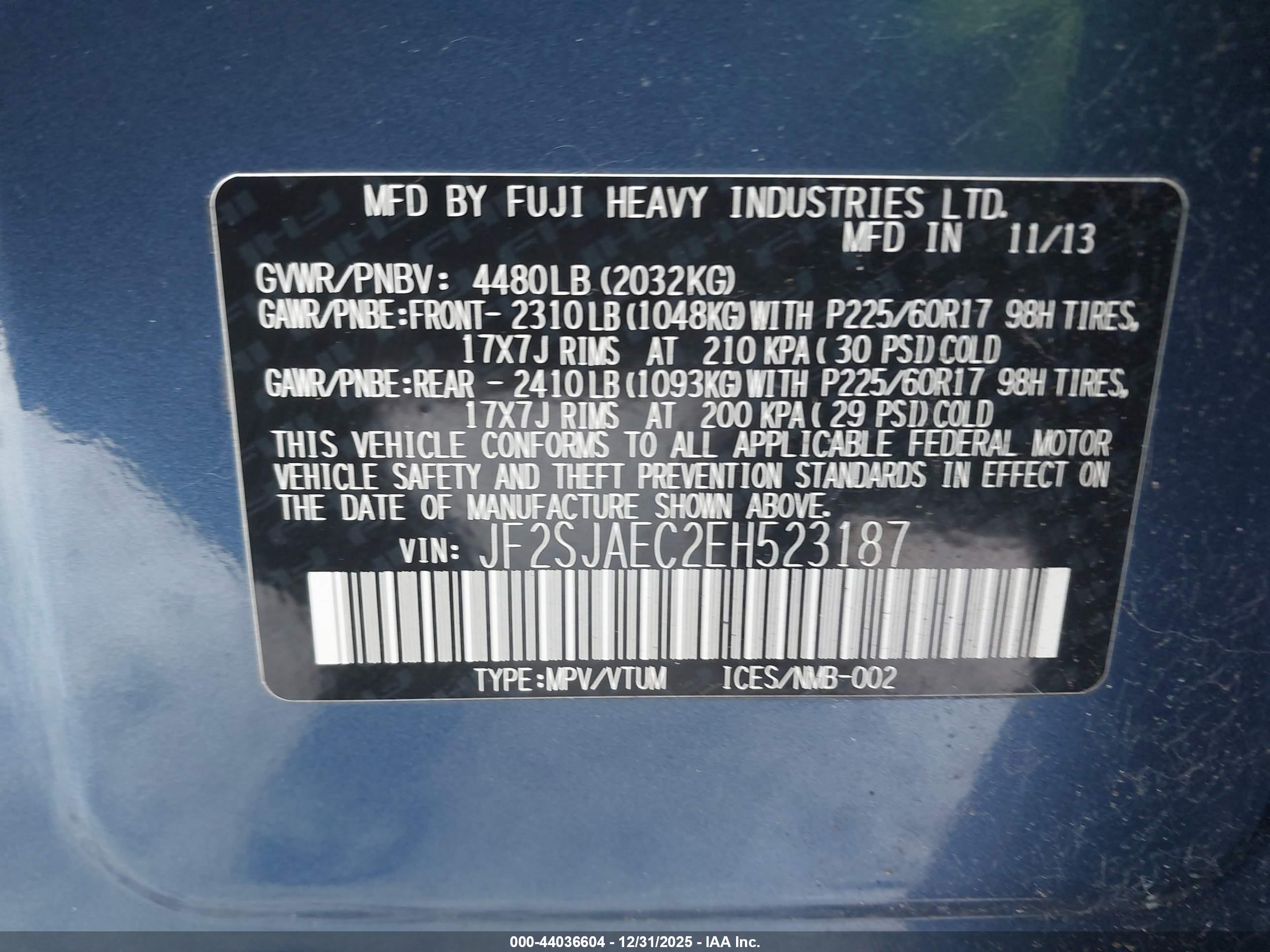SUBARU FORESTER image 9