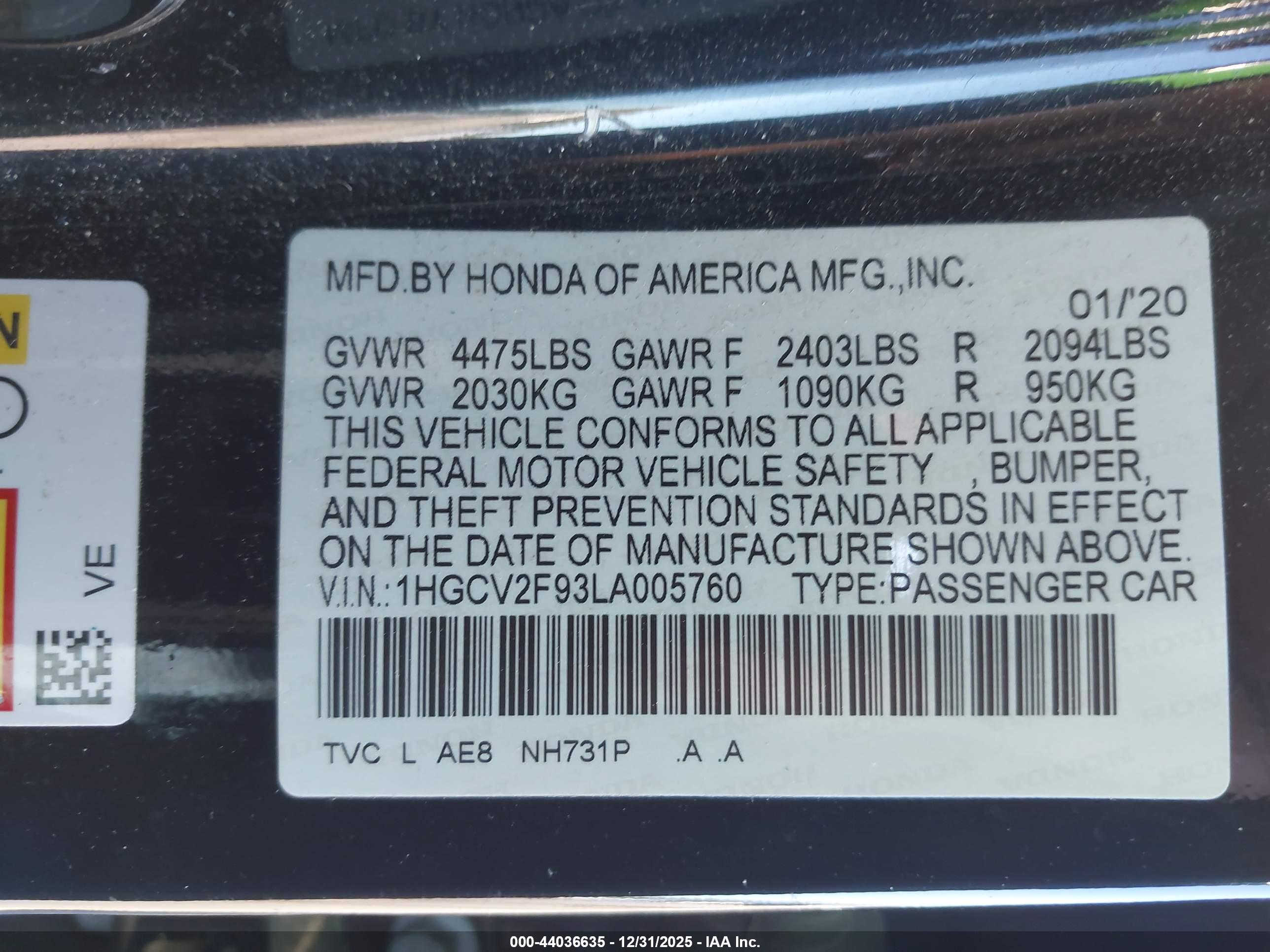 HONDA ACCORD image 9