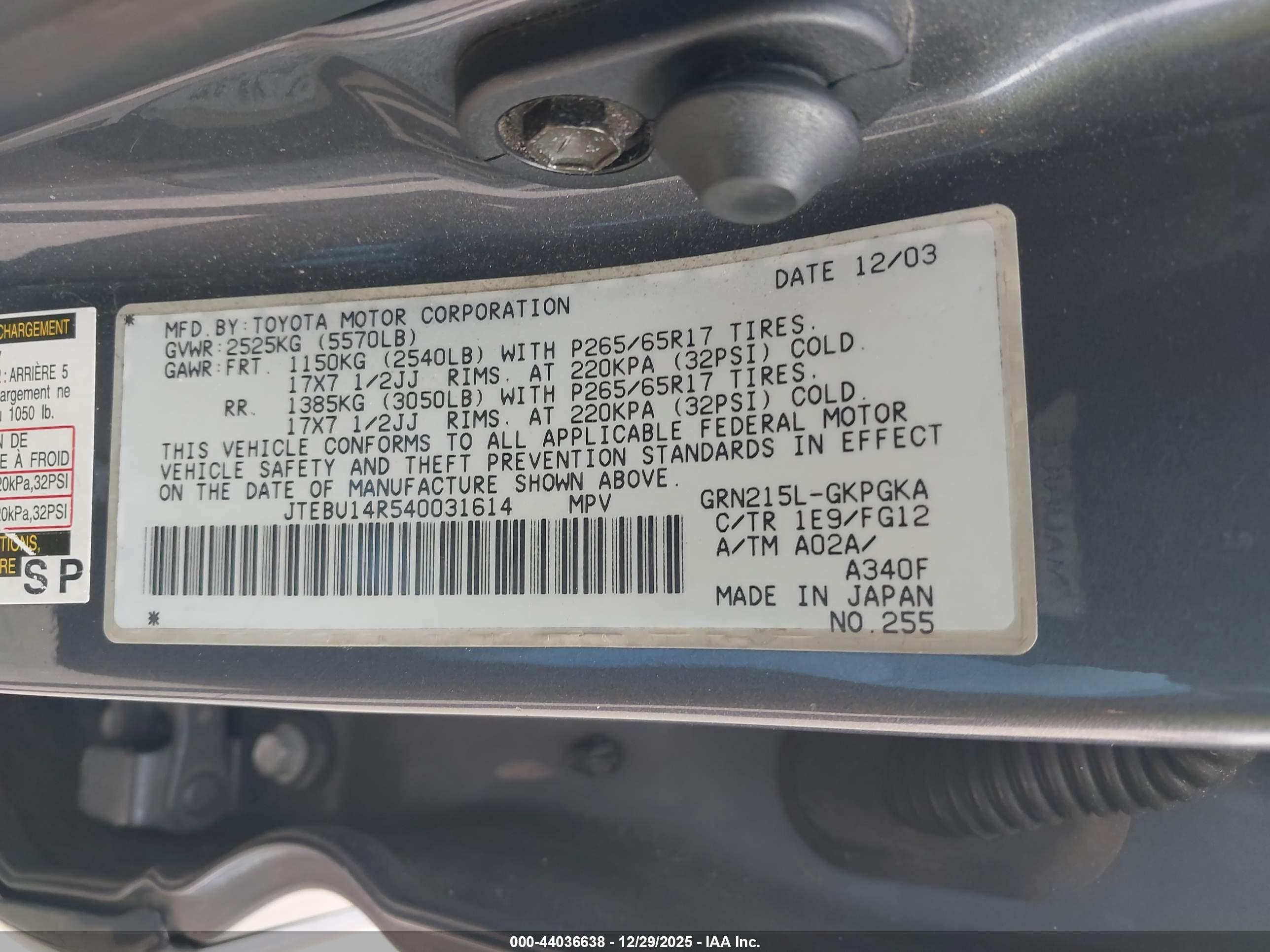 TOYOTA 4RUNNER image 9
