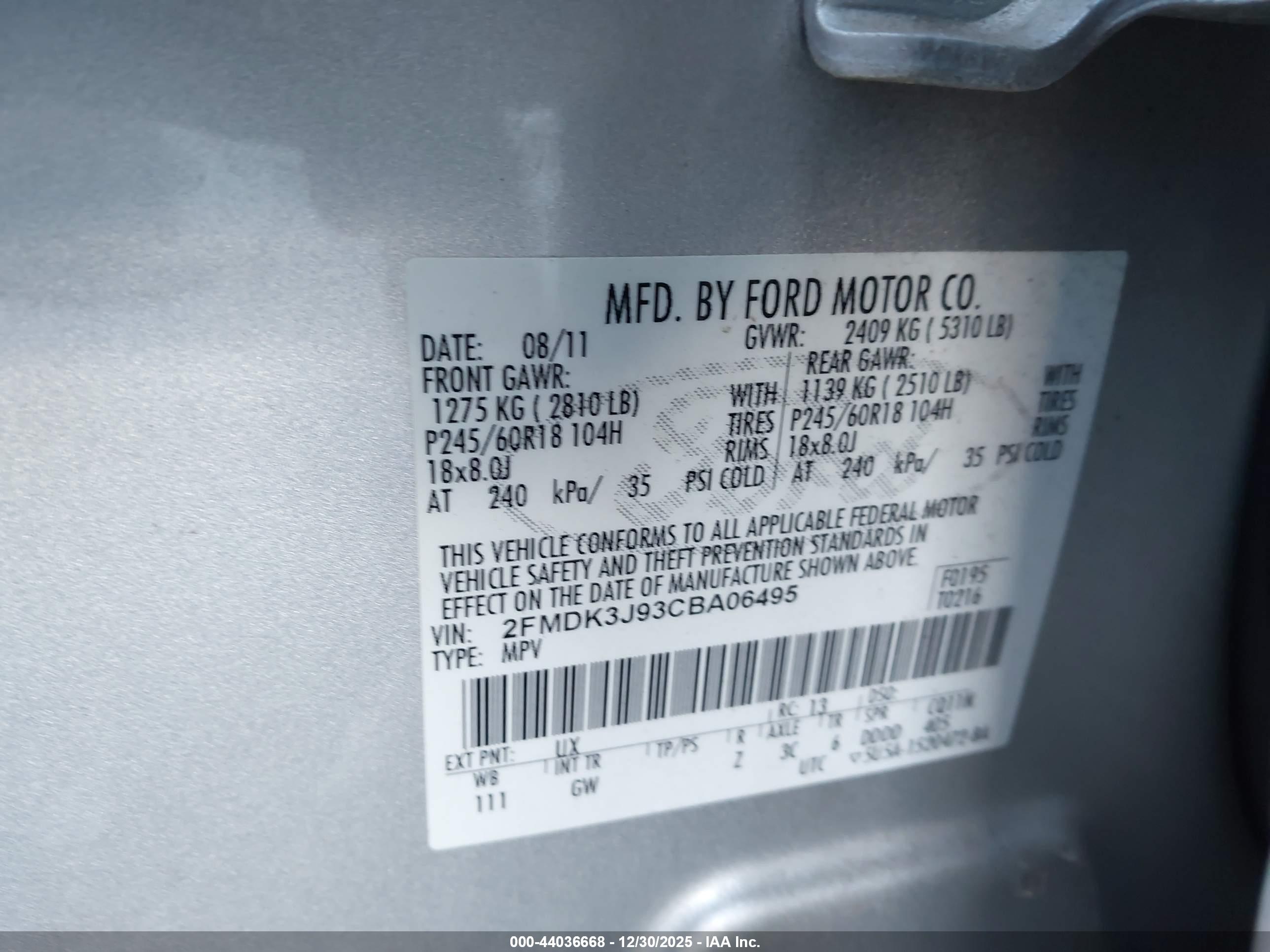 FORD EDGE image 9
