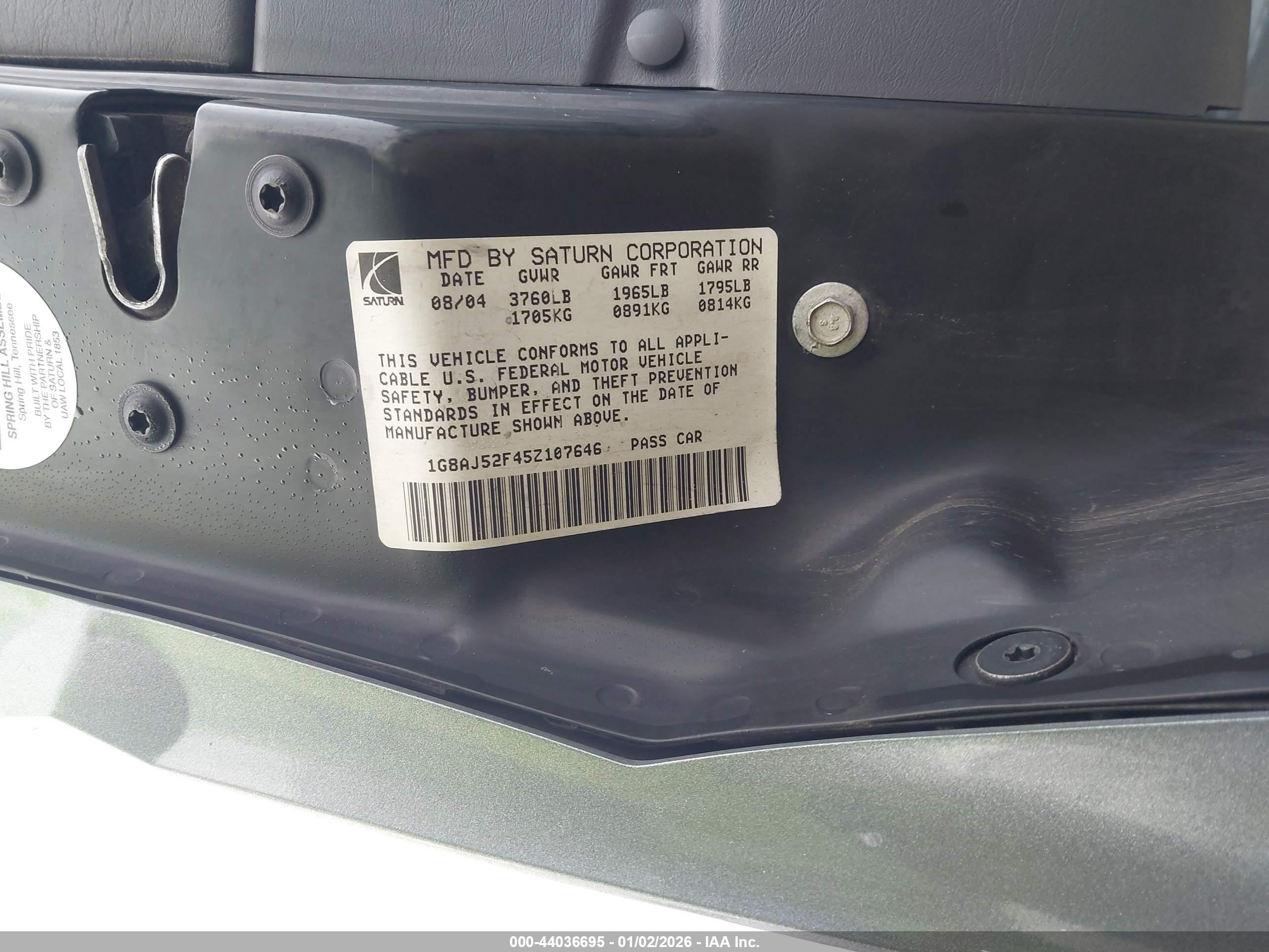 SATURN ION image 9