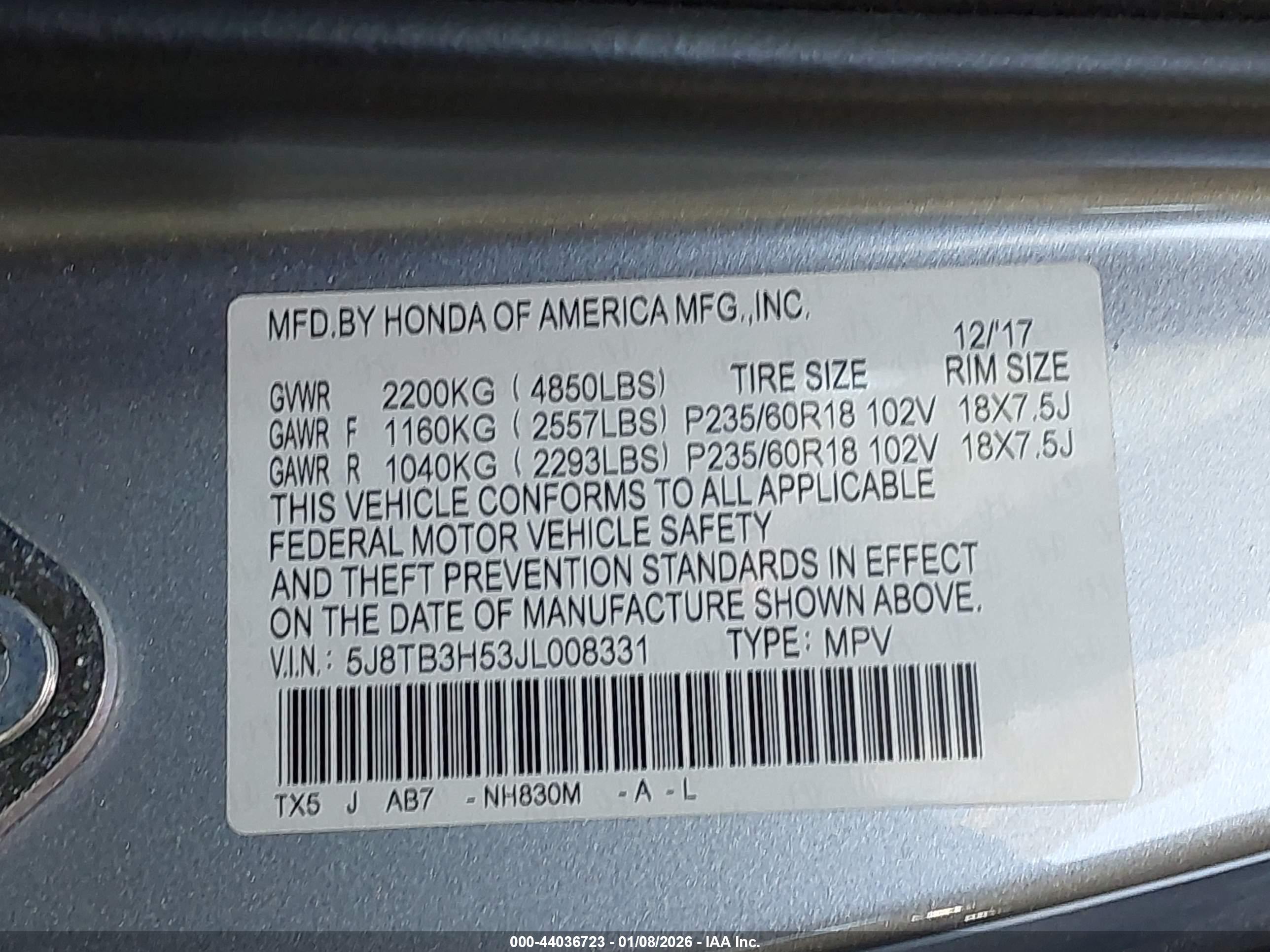 ACURA RDX image 9