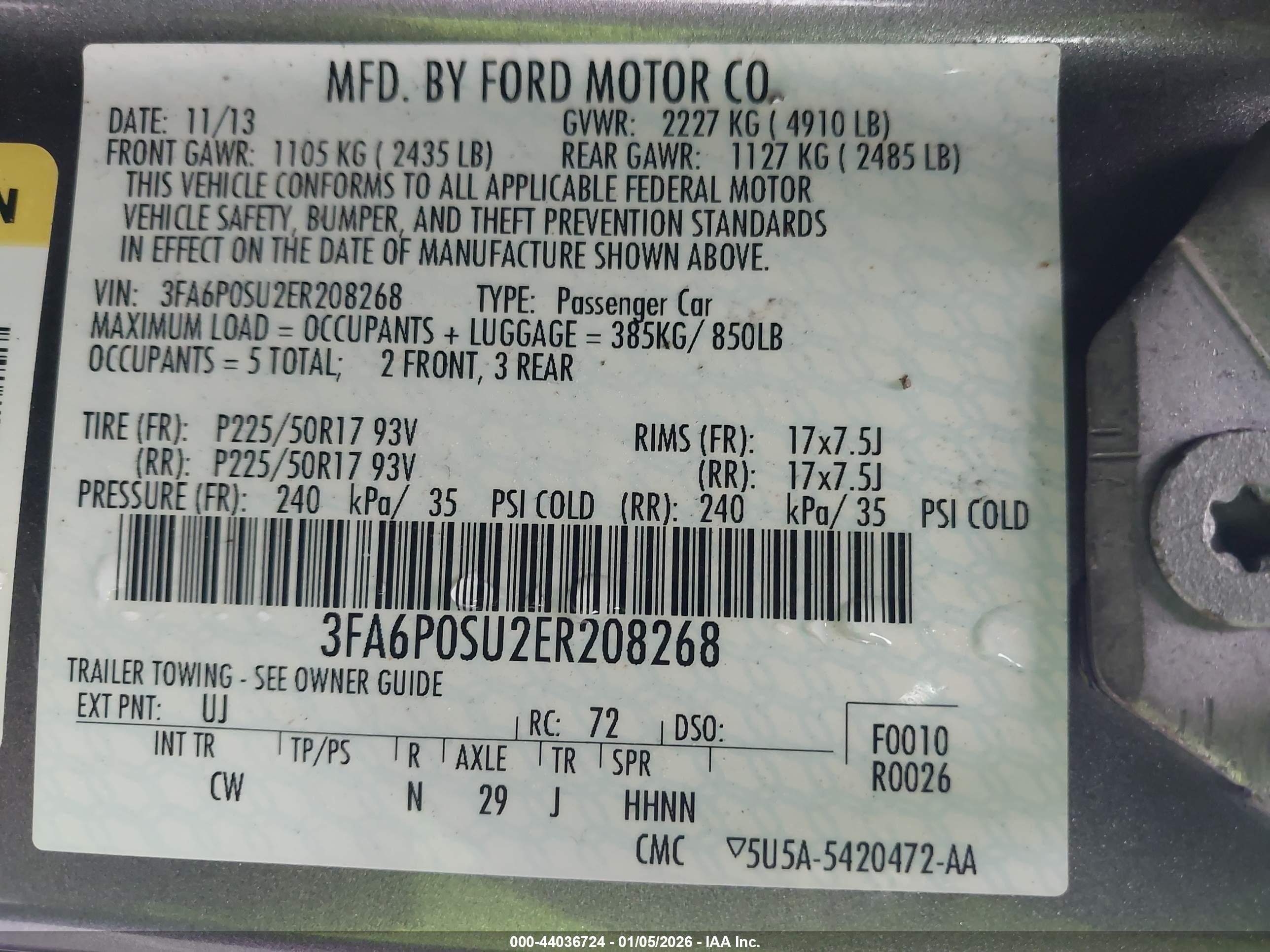 FORD FUSION image 9