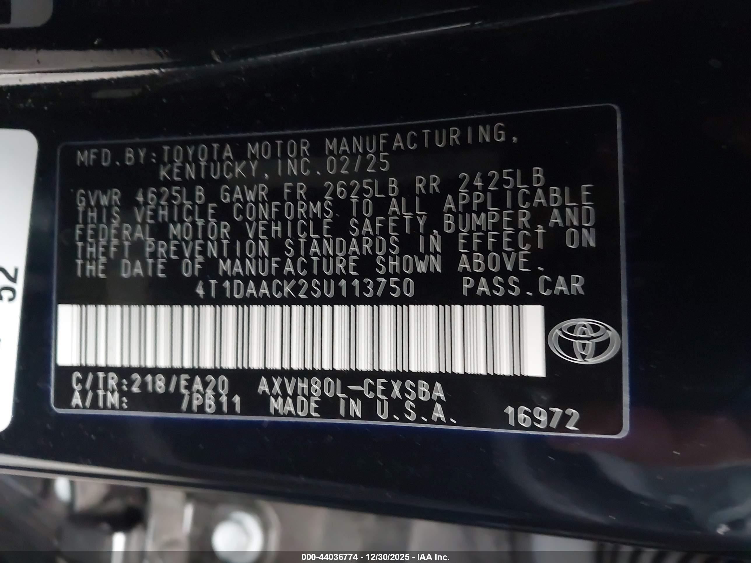 TOYOTA CAMRY image 9