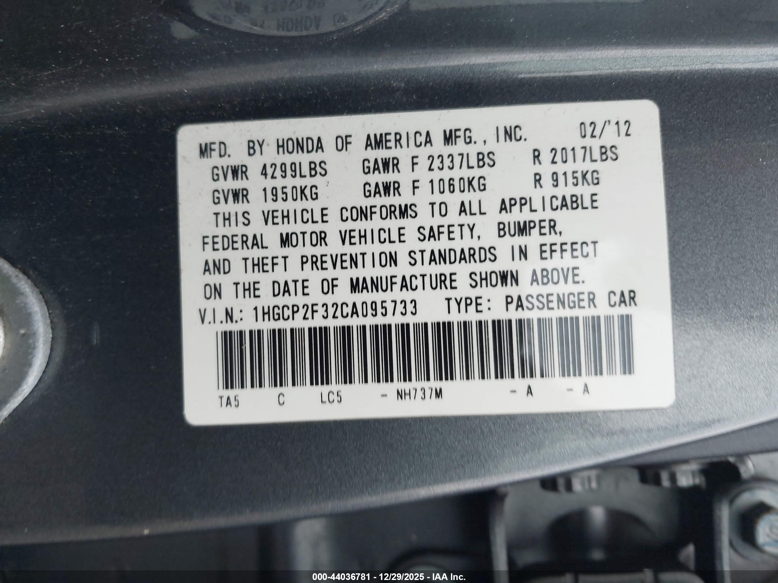 HONDA ACCORD image 9