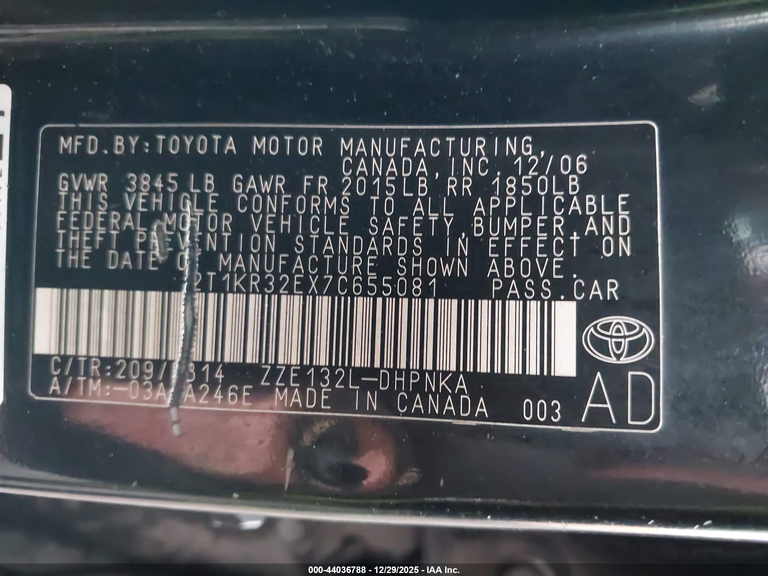 TOYOTA MATRIX image 9