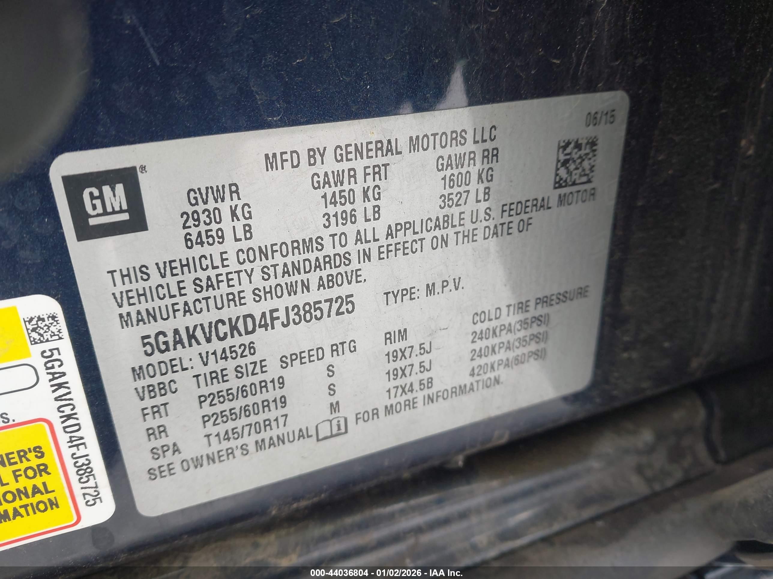 BUICK ENCLAVE image 9
