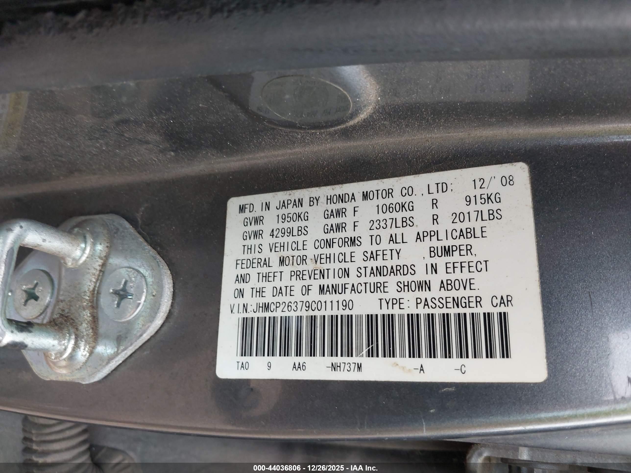 HONDA ACCORD image 9