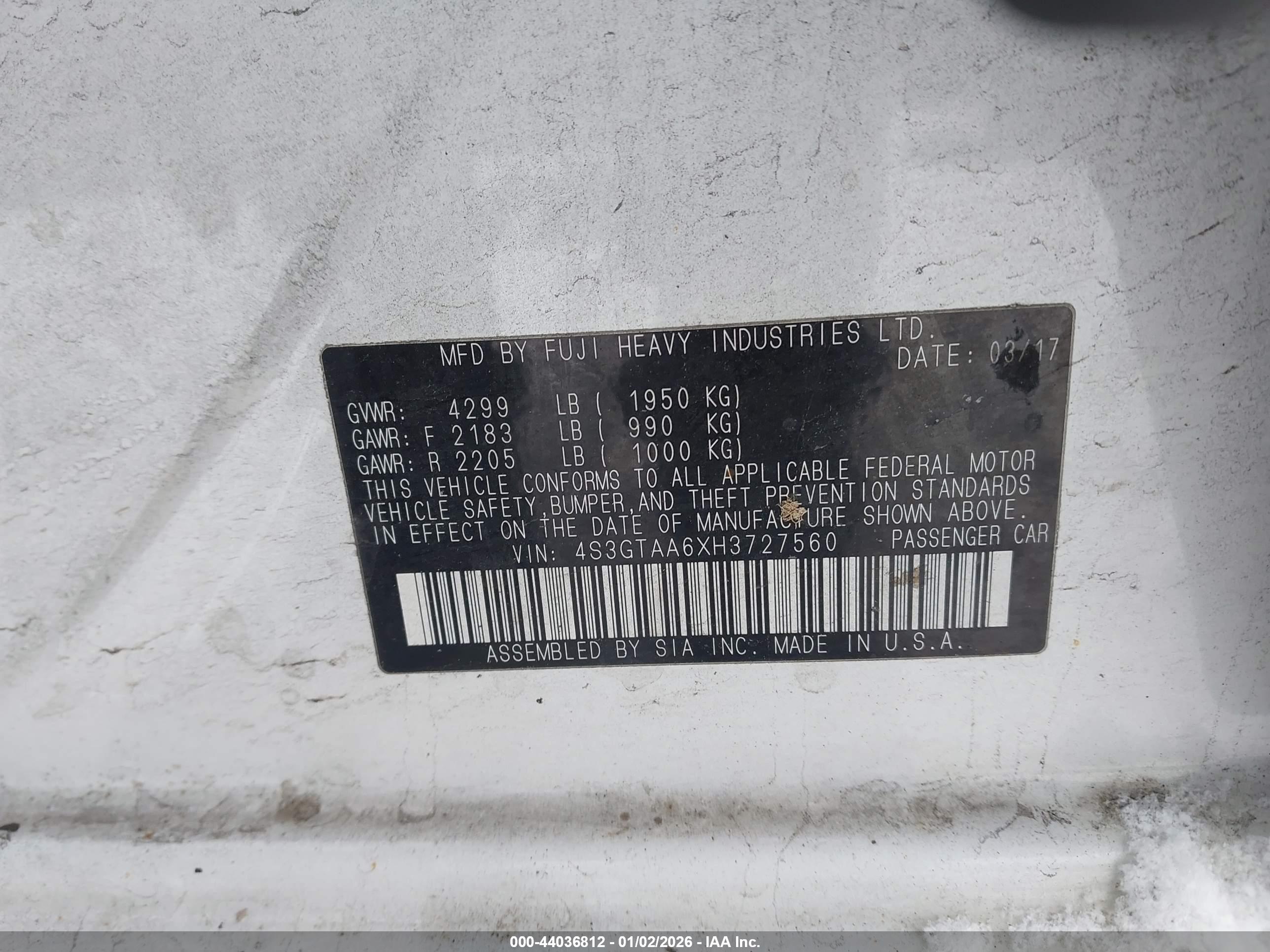 SUBARU IMPREZA image 9