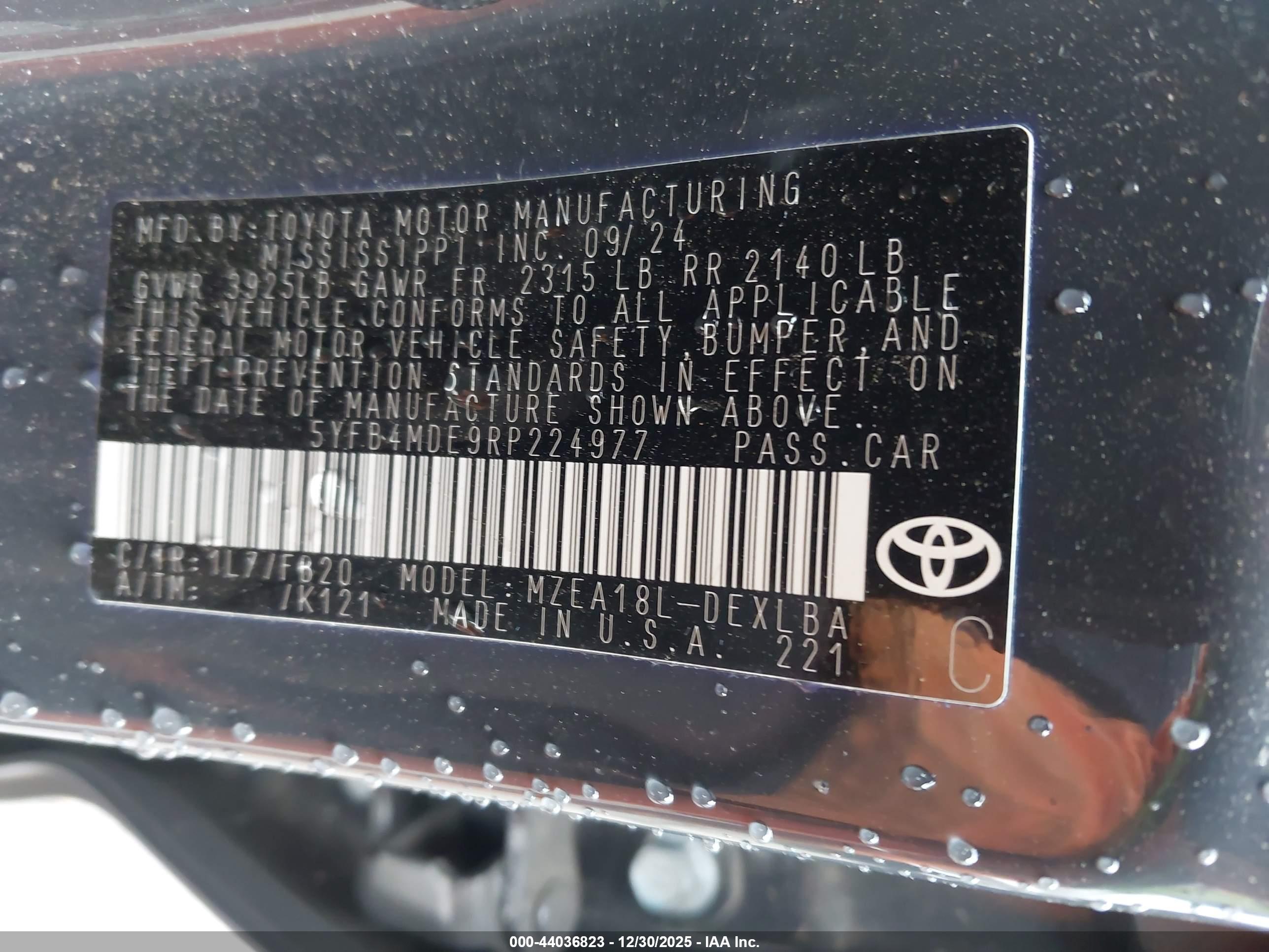 TOYOTA COROLLA image 9