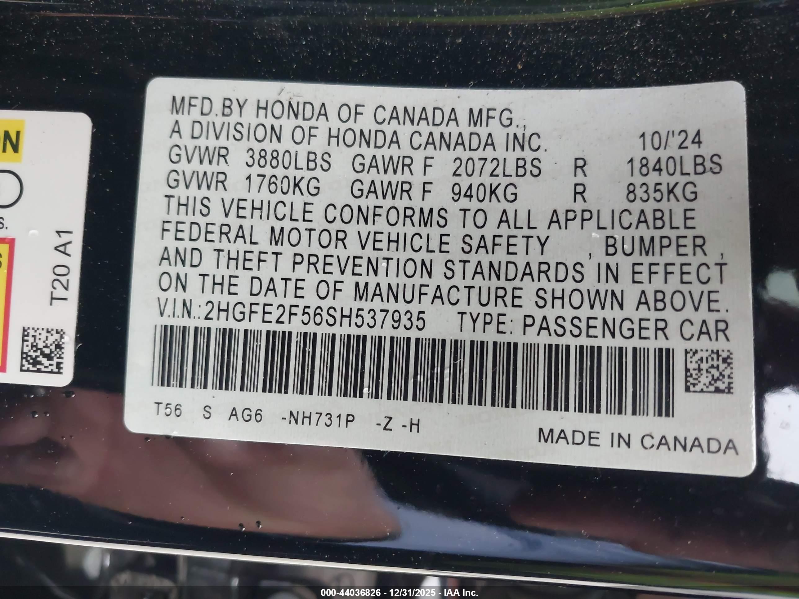 HONDA CIVIC image 9
