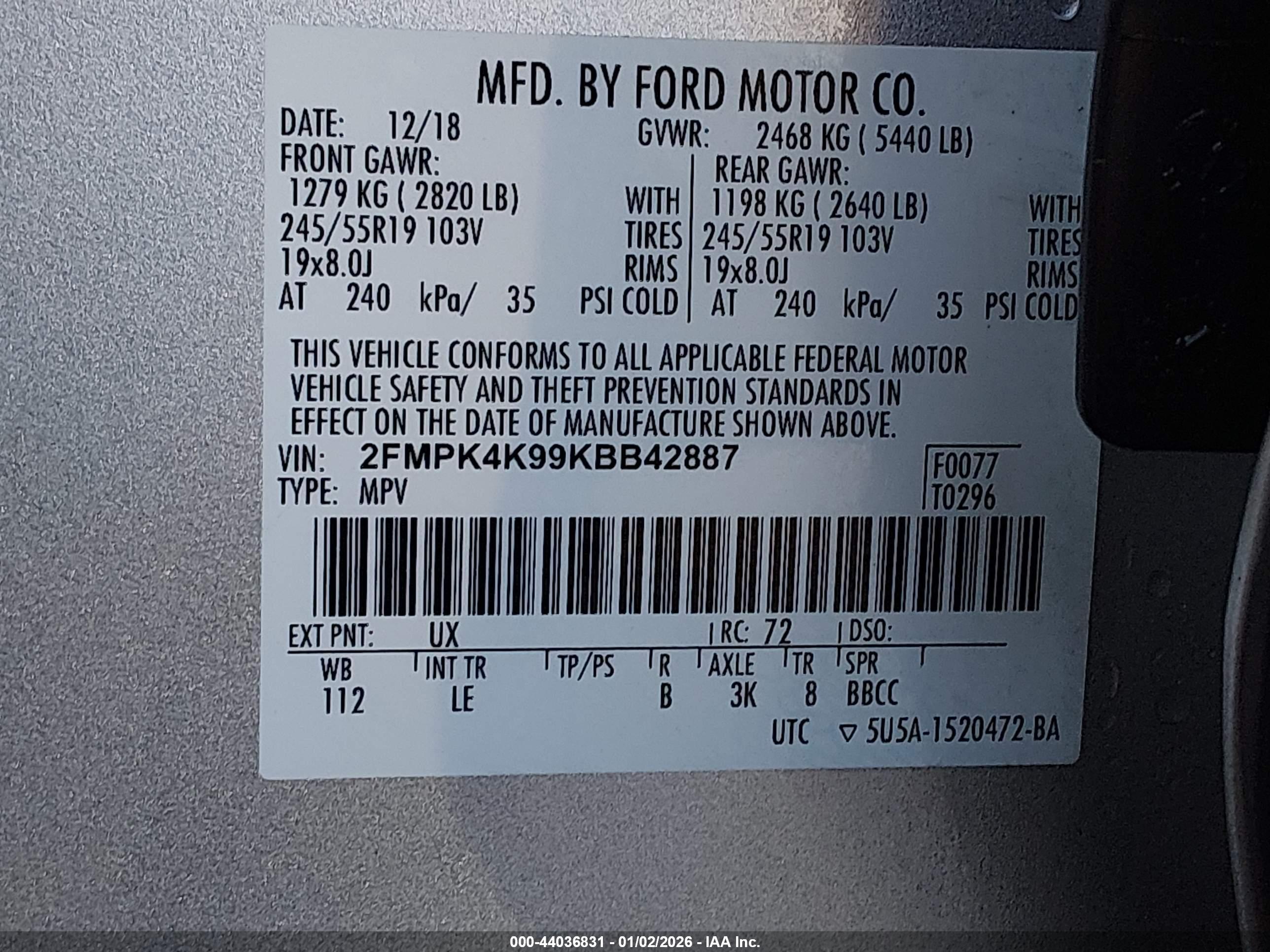 FORD EDGE image 9