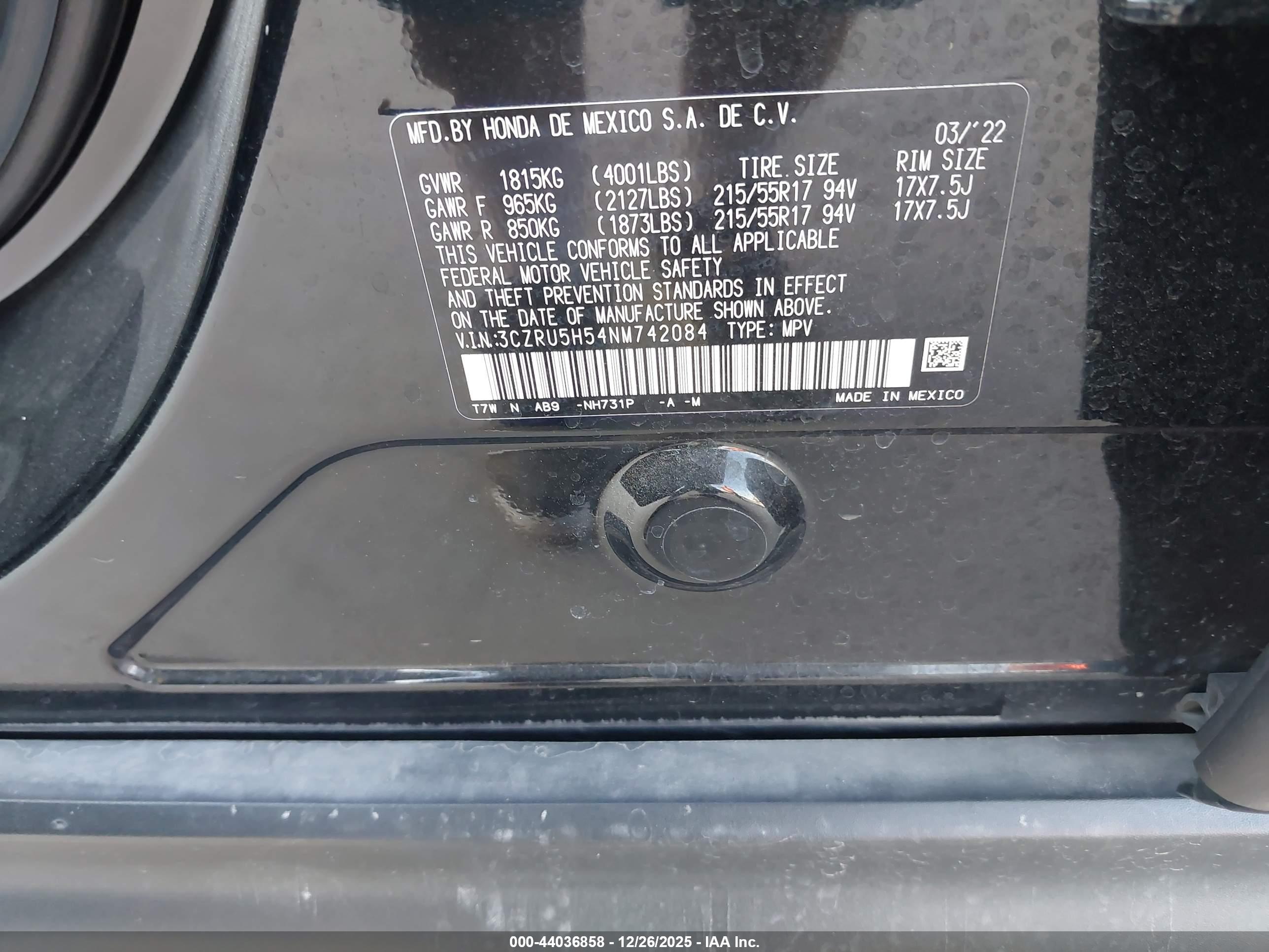 HONDA HR-V image 9