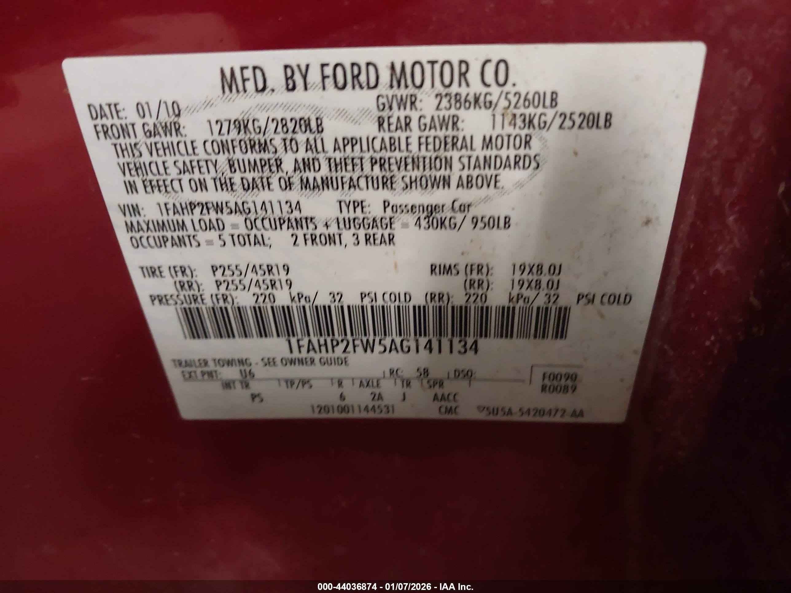 FORD TAURUS image 9