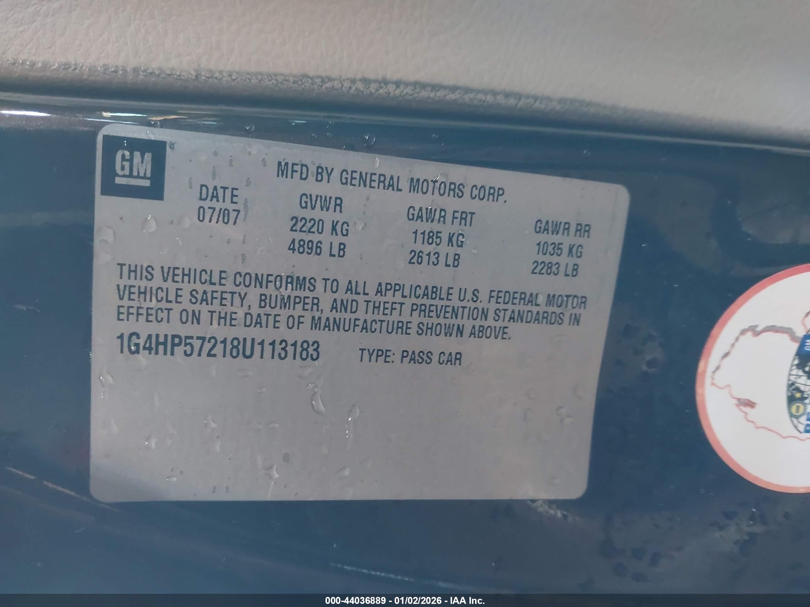 BUICK LUCERNE image 9
