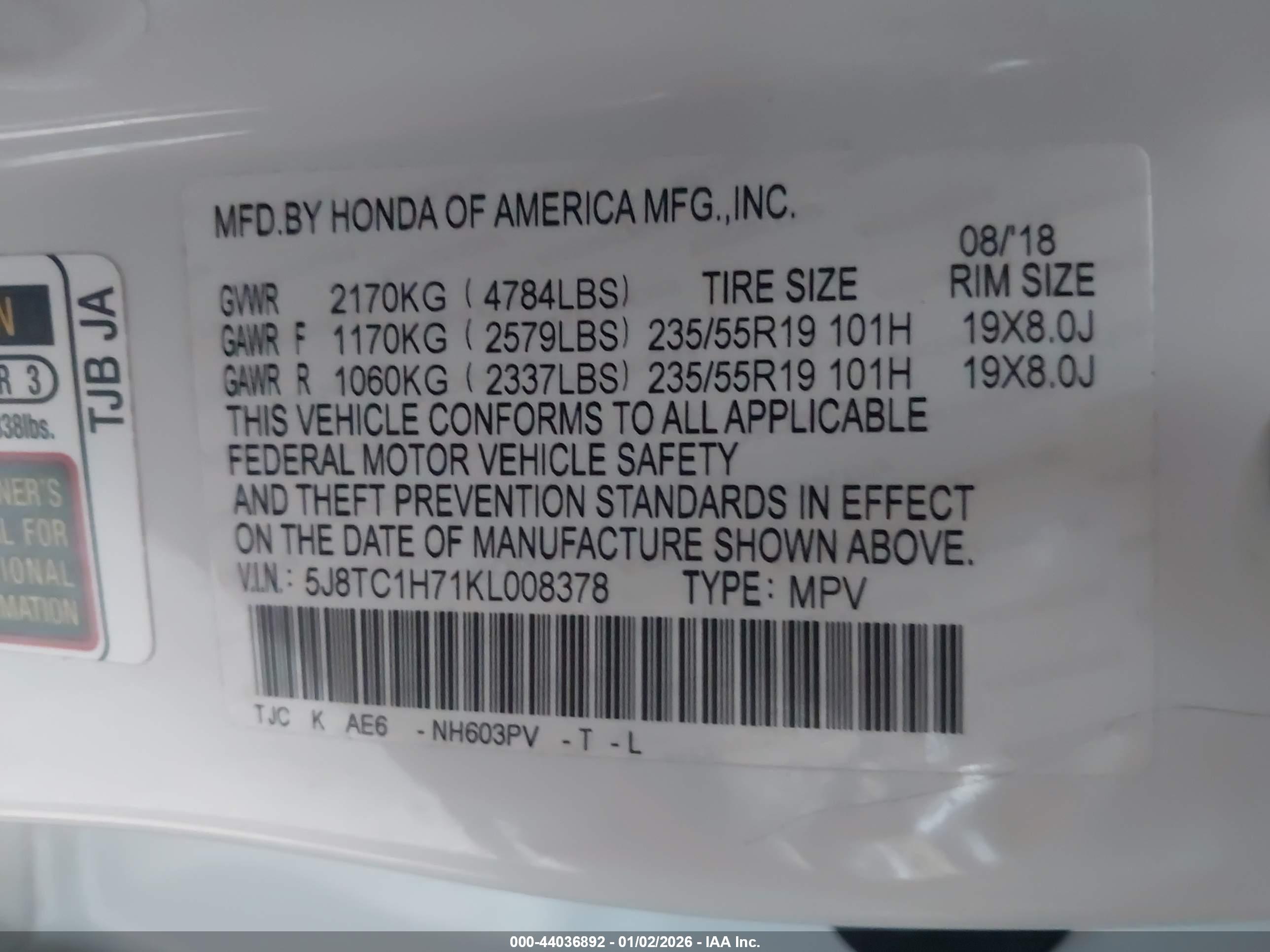 ACURA RDX image 9