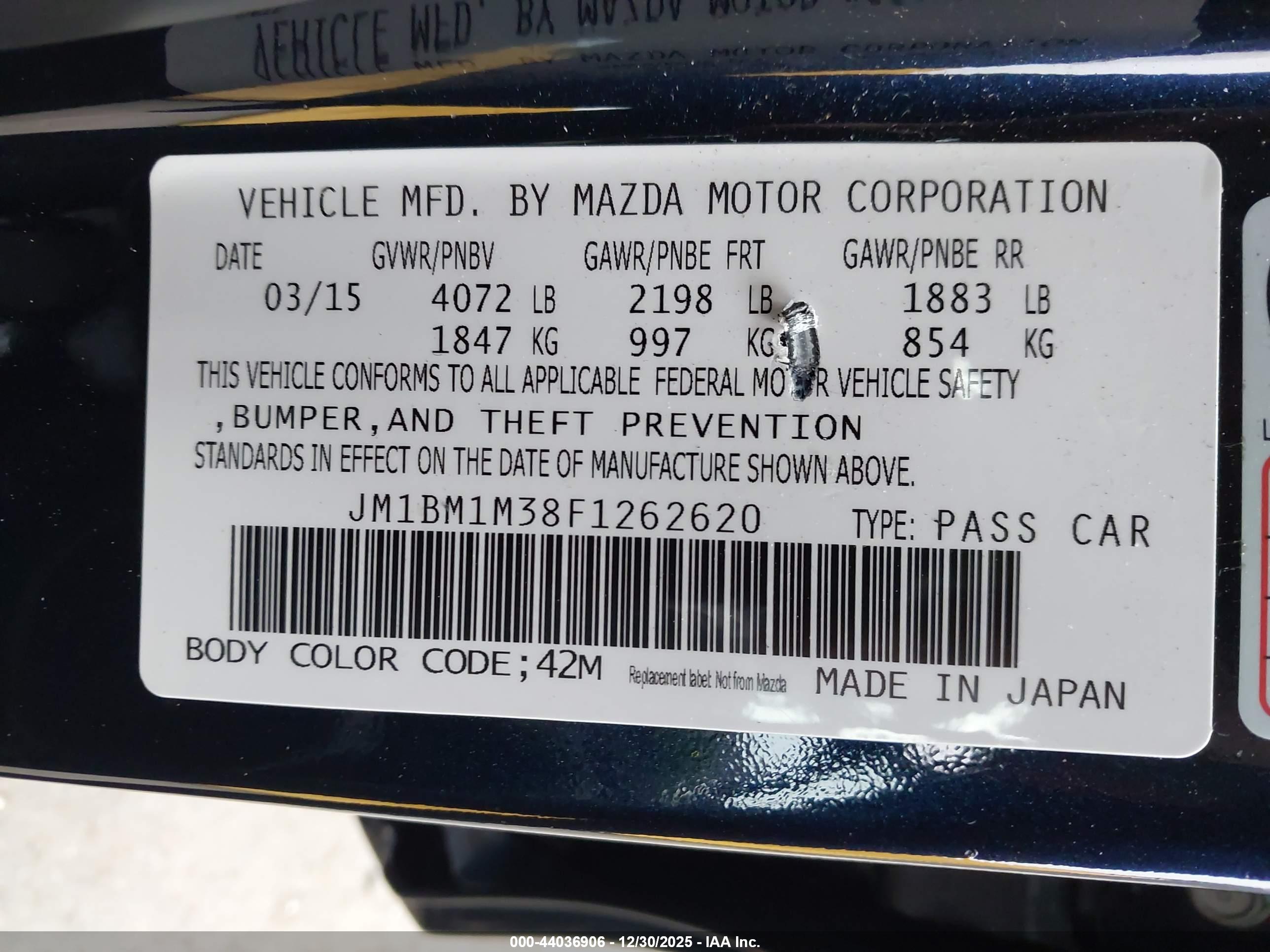 MAZDA MAZDA3 image 9