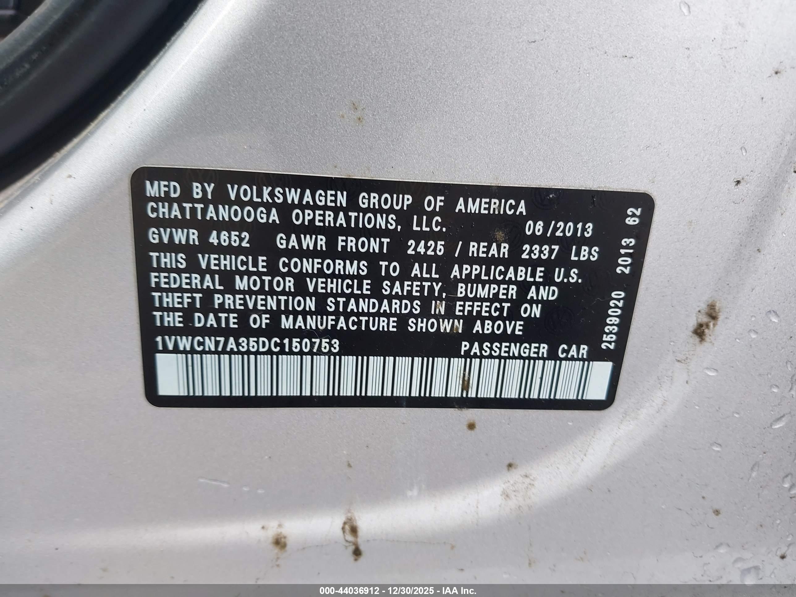 VOLKSWAGEN PASSAT image 9