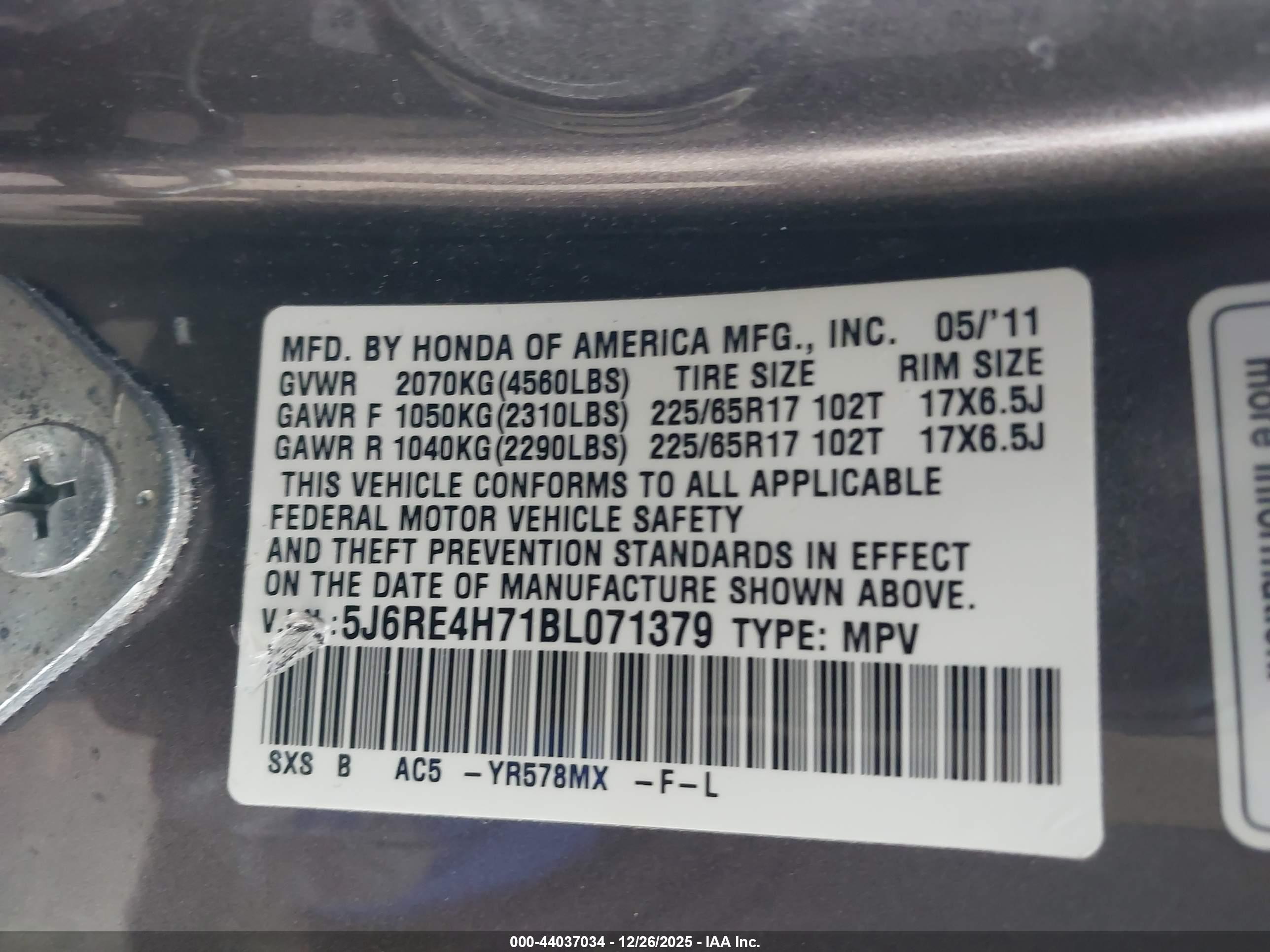 HONDA CR-V image 9
