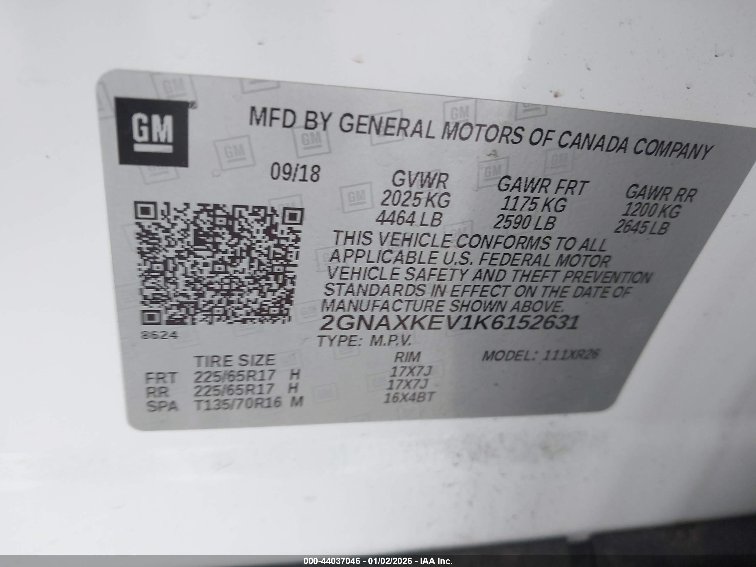 CHEVROLET EQUINOX image 9