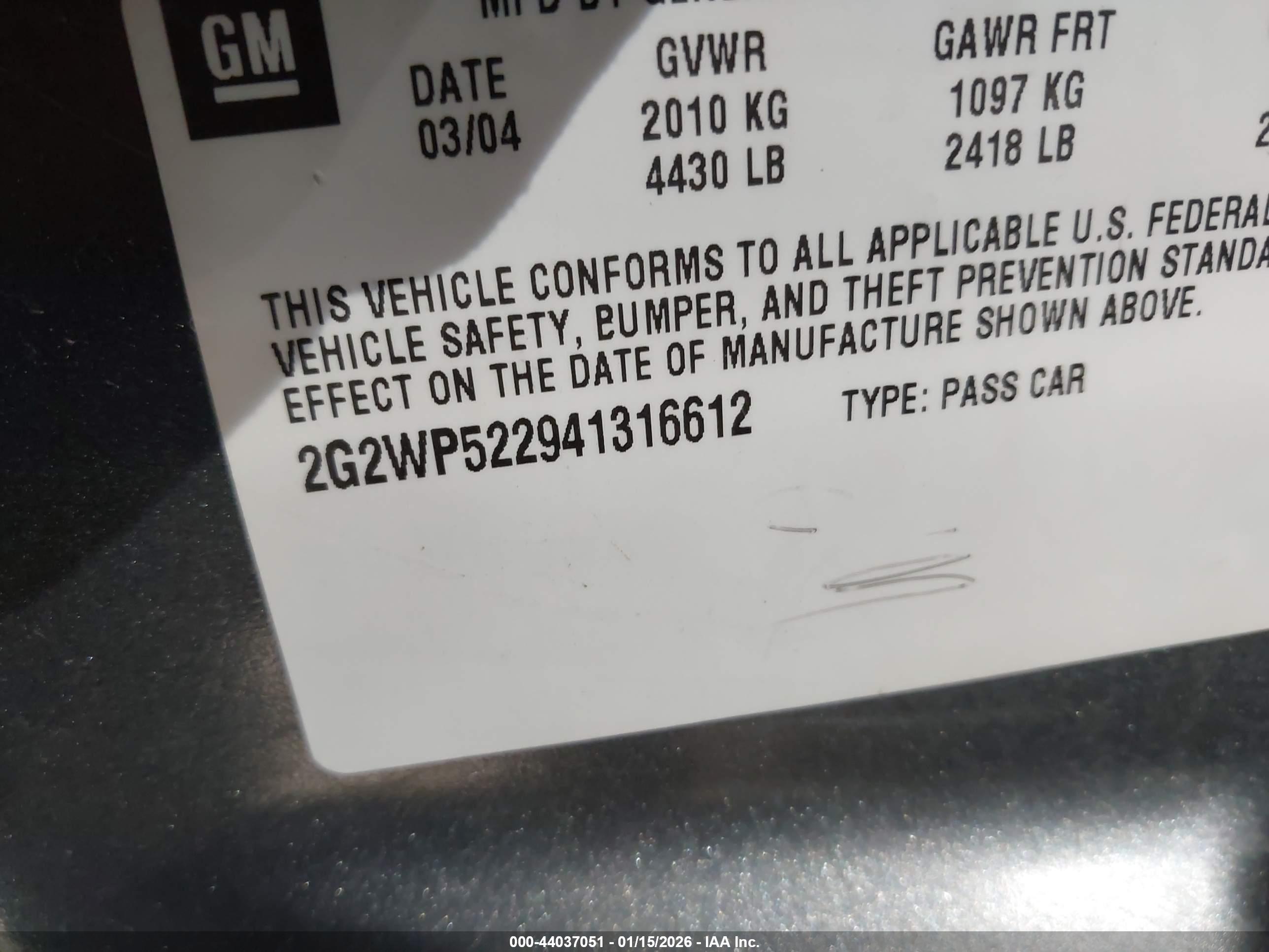 PONTIAC GRAND image 9