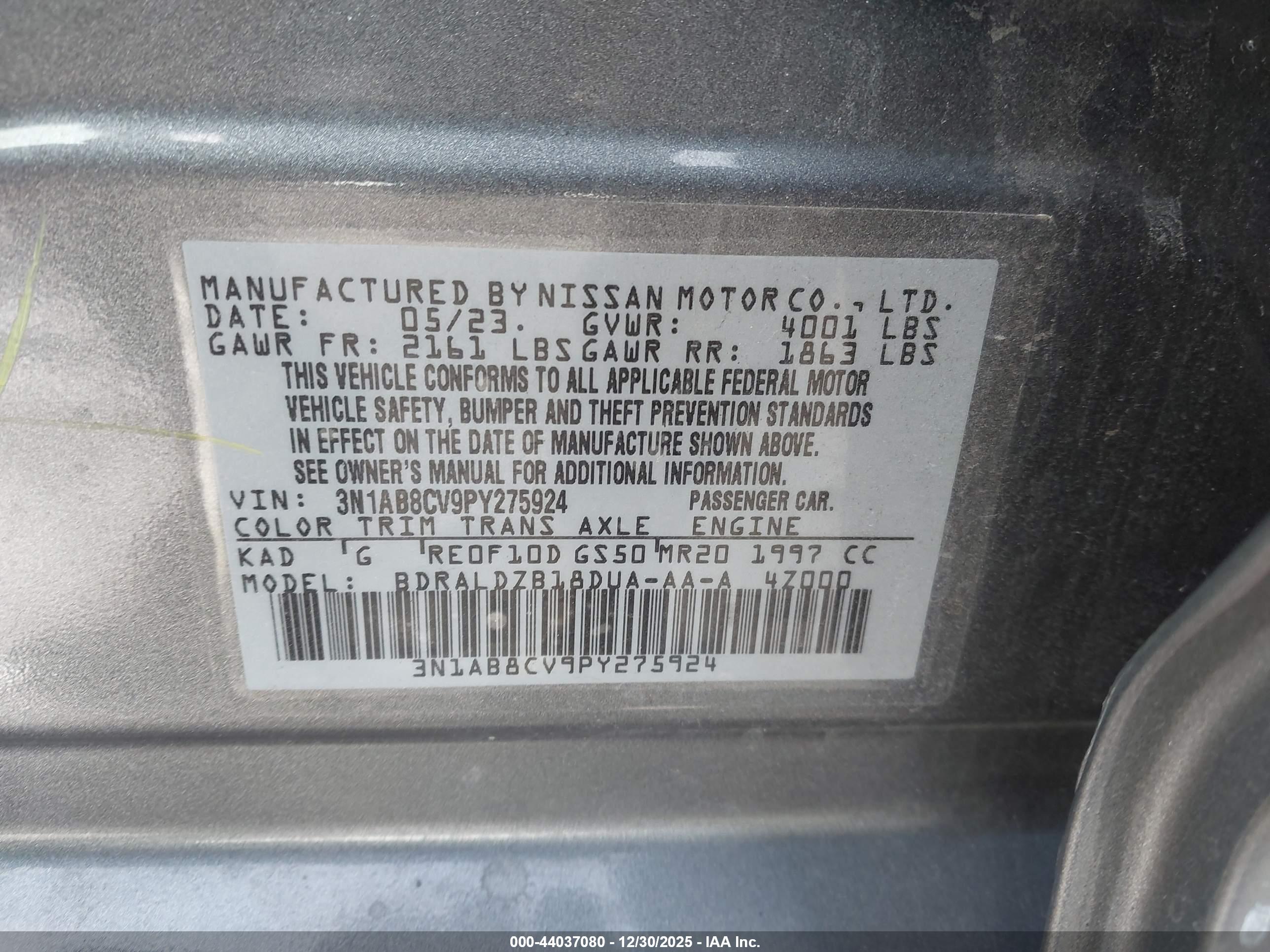 NISSAN SENTRA image 9