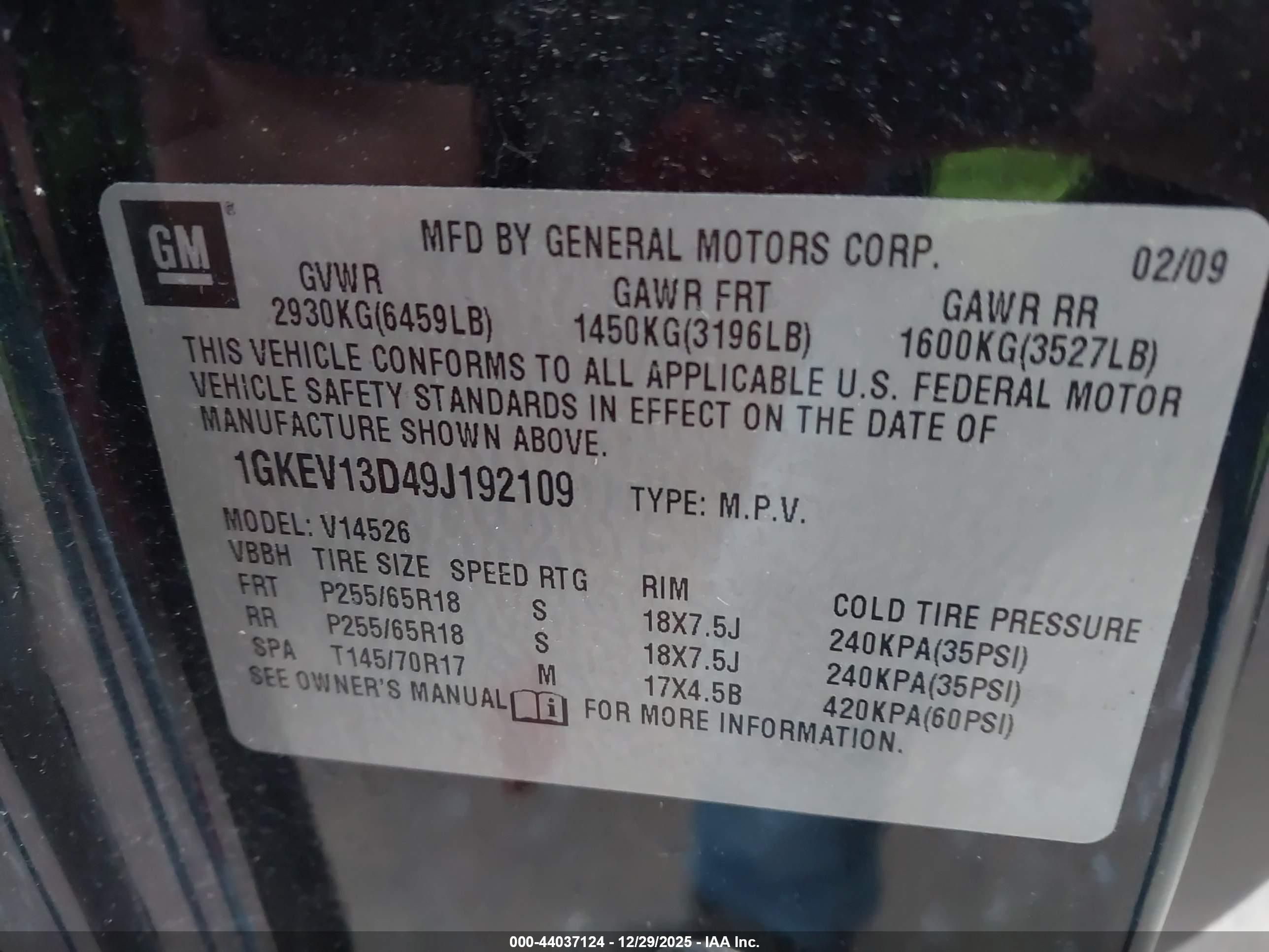 GMC ACADIA image 9