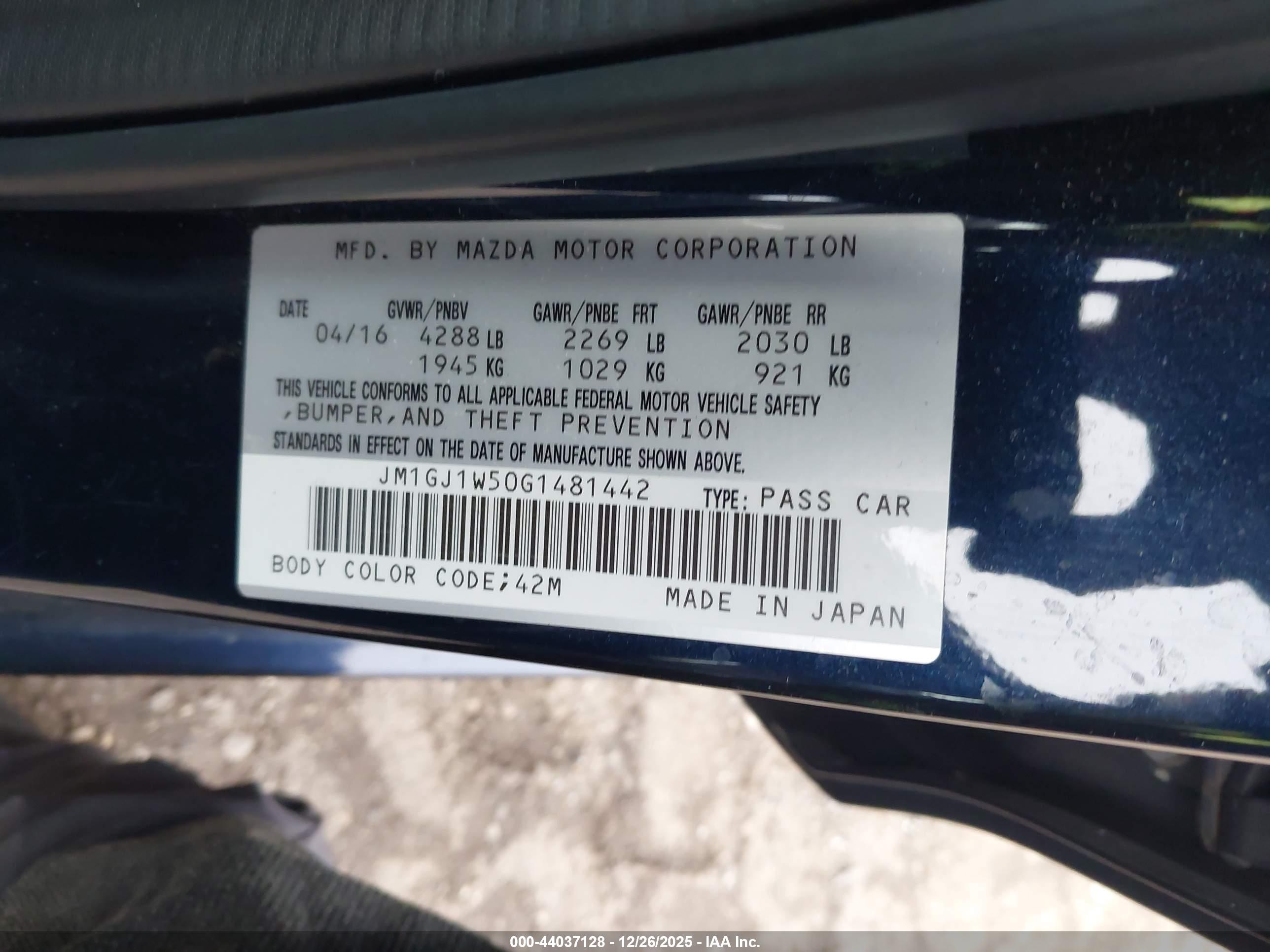 MAZDA MAZDA6 image 9