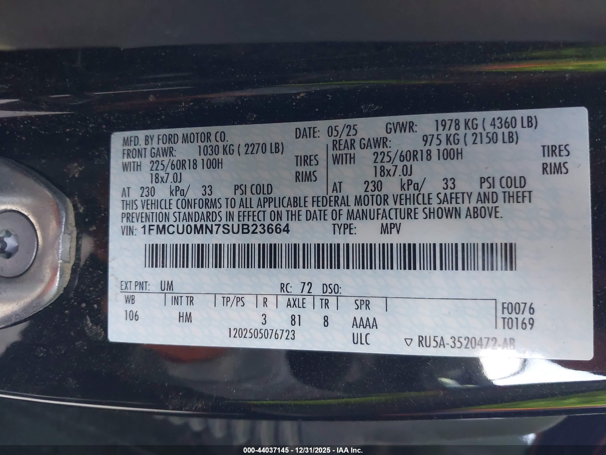 FORD ESCAPE image 9