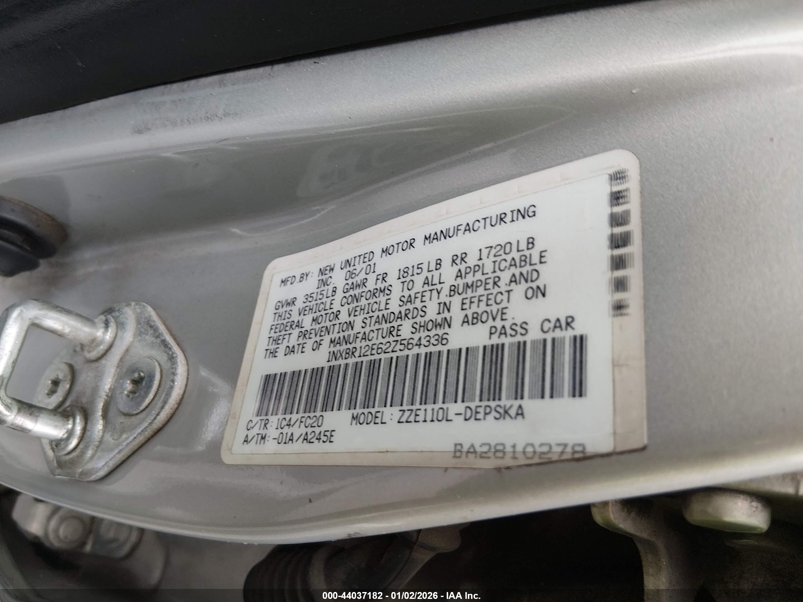 TOYOTA COROLLA image 9