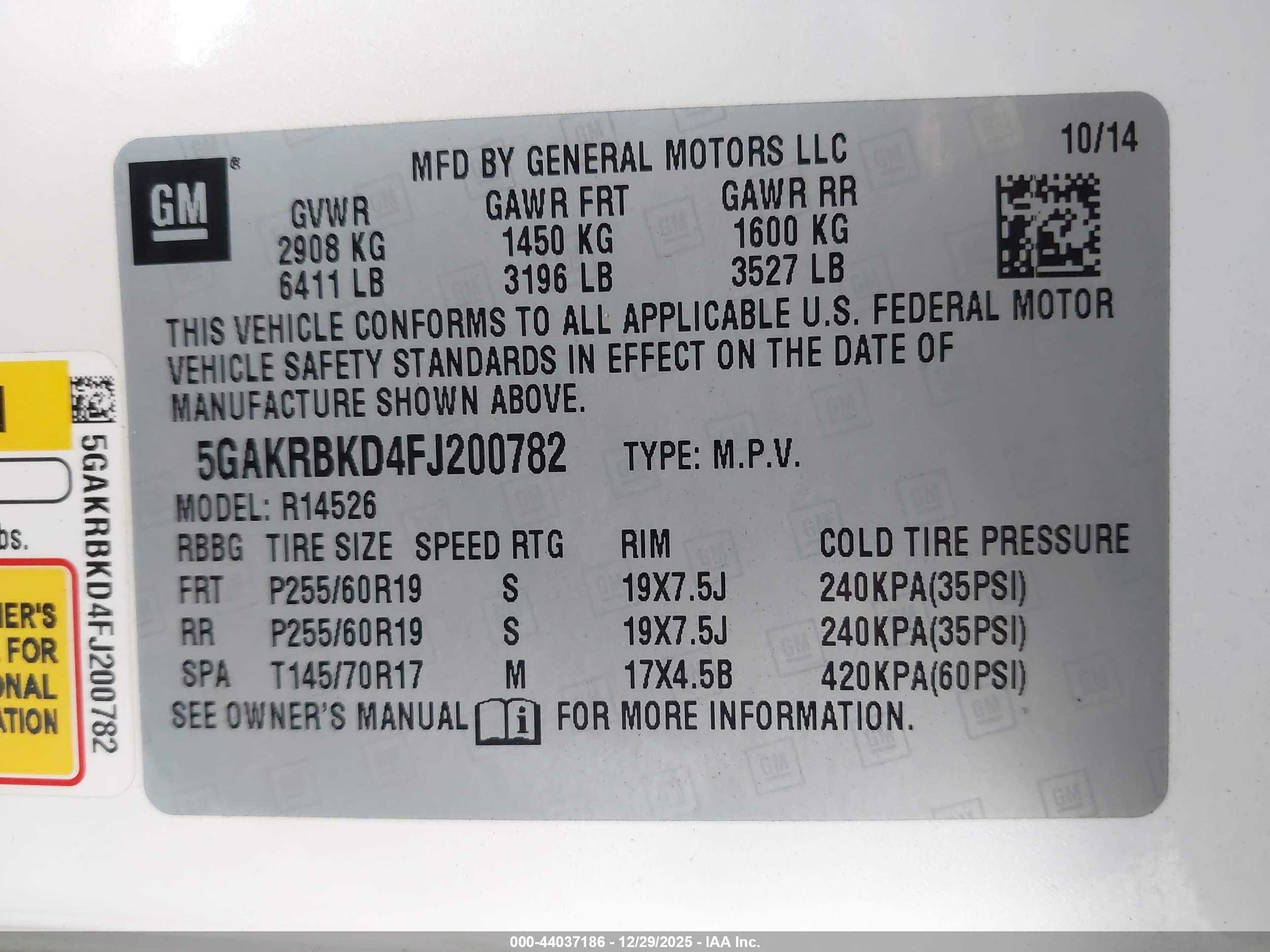 BUICK ENCLAVE image 9