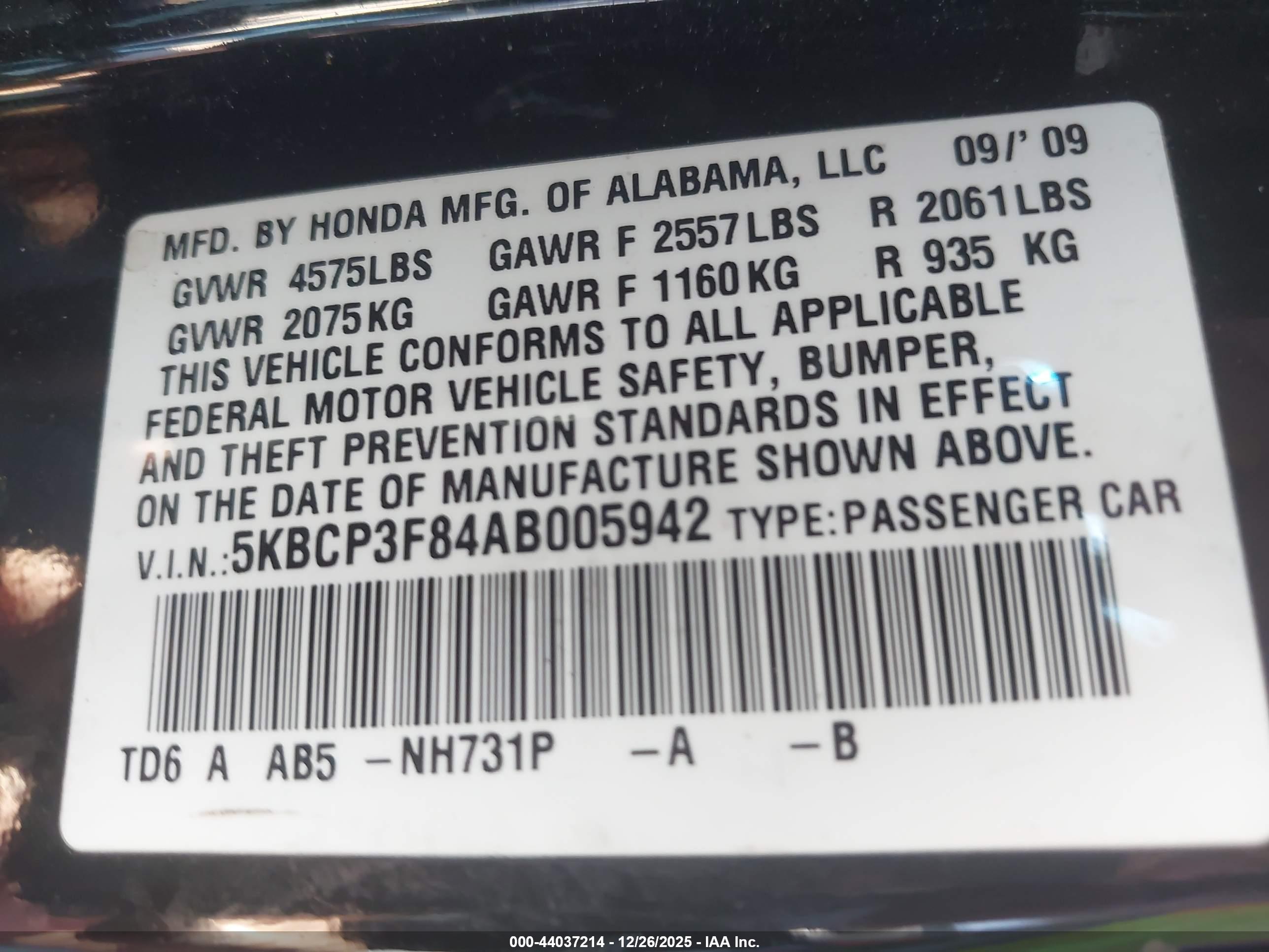 HONDA ACCORD image 9