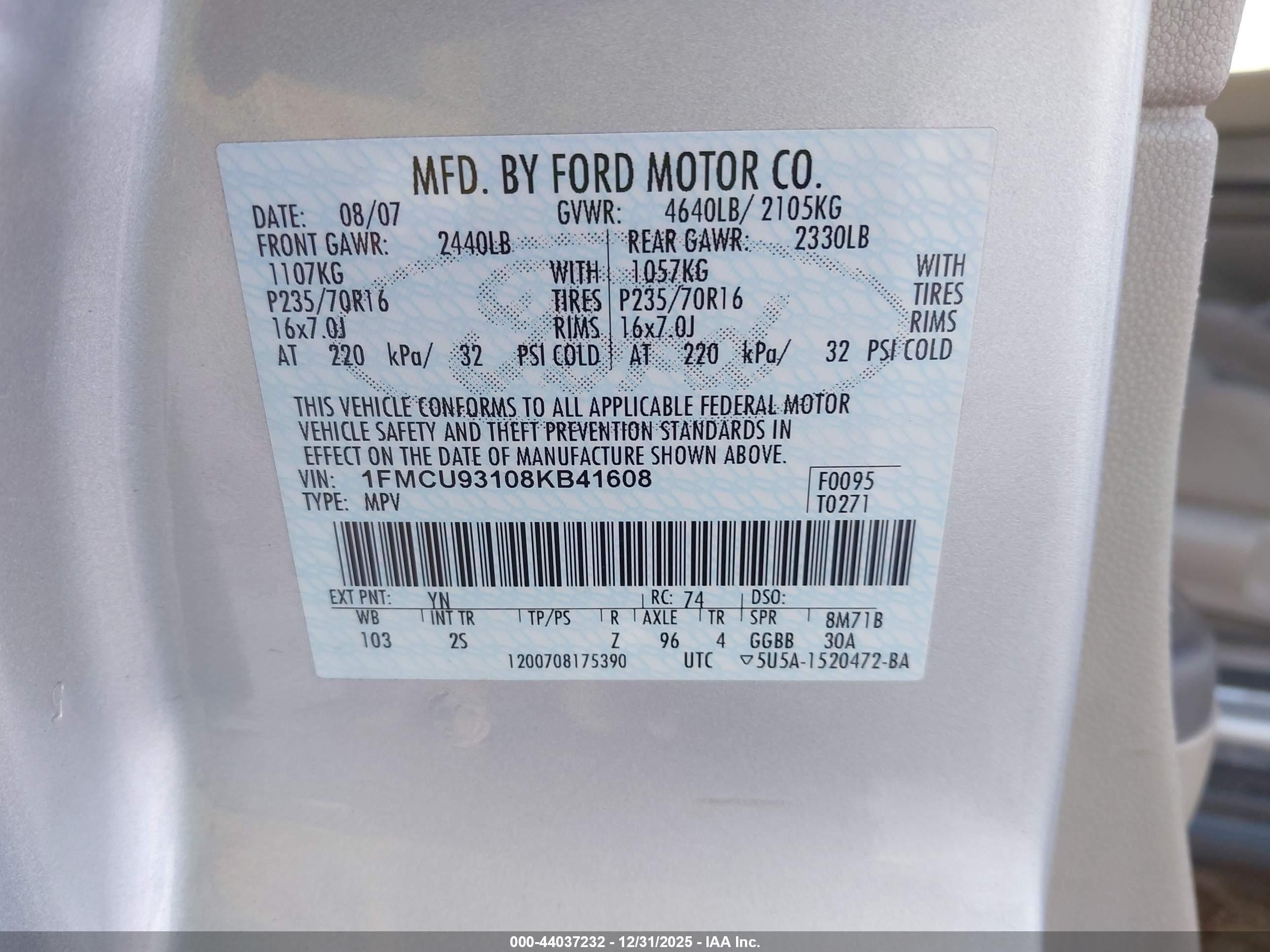 FORD ESCAPE image 9