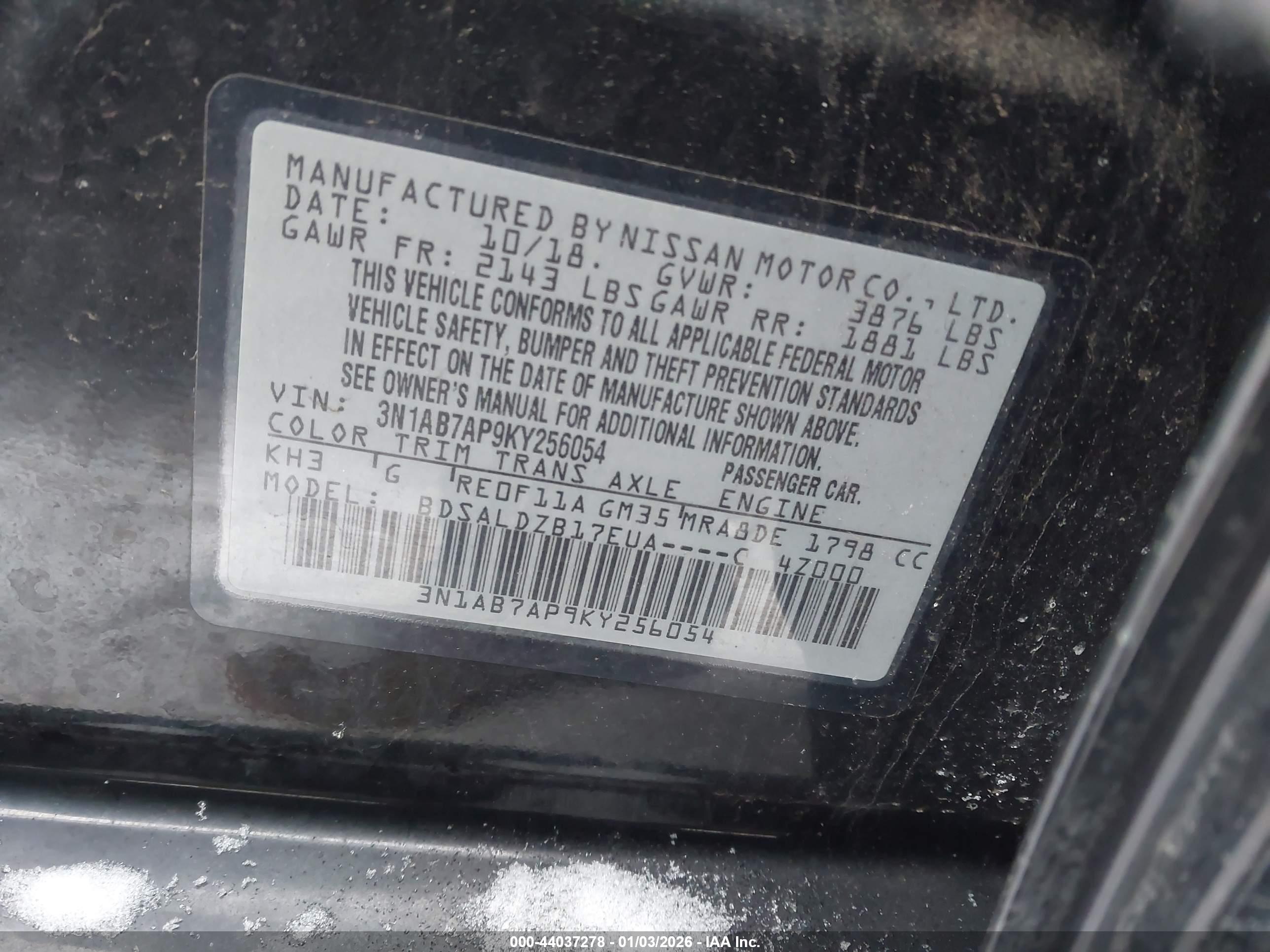 NISSAN SENTRA image 9