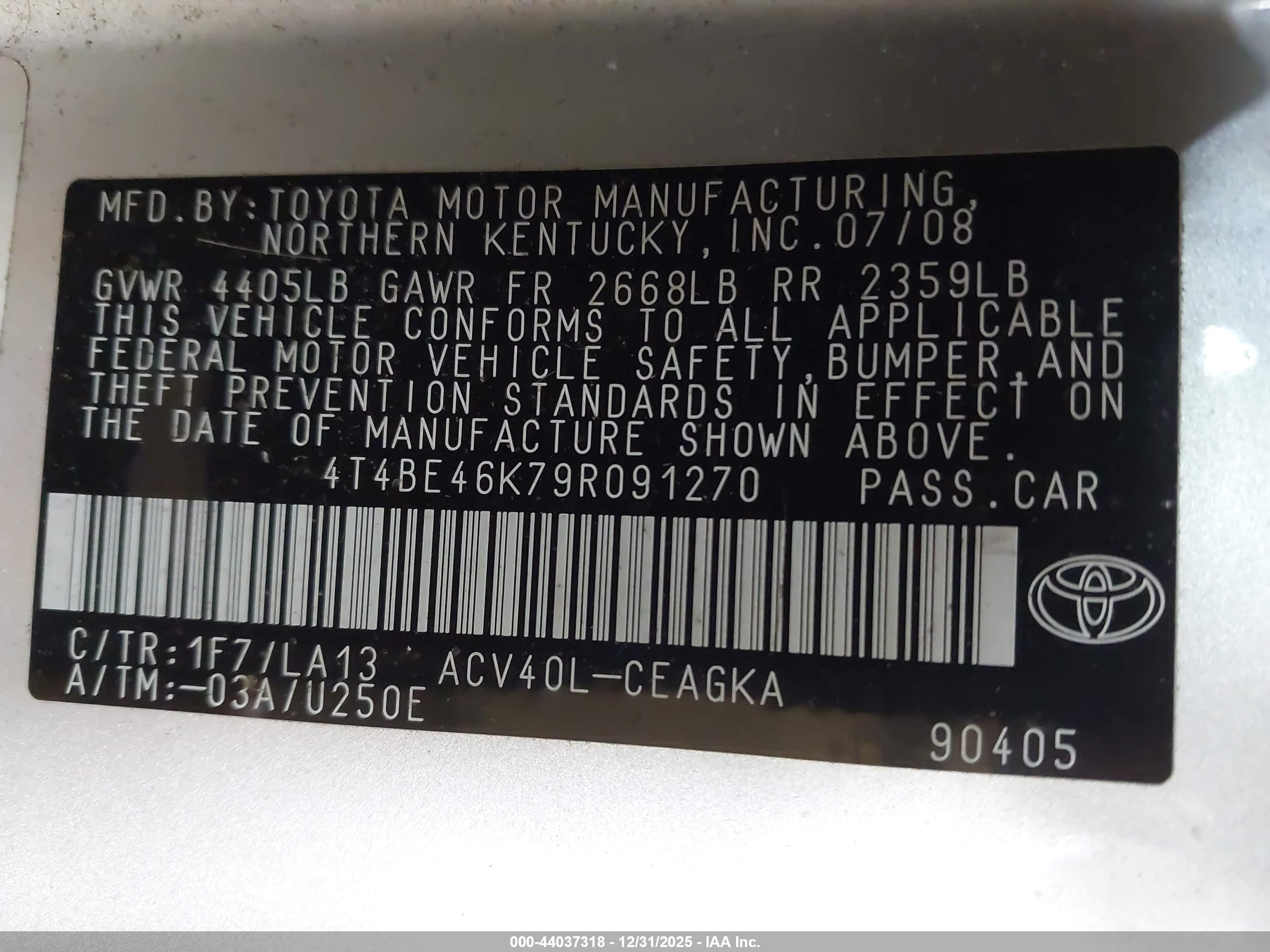 TOYOTA CAMRY image 9