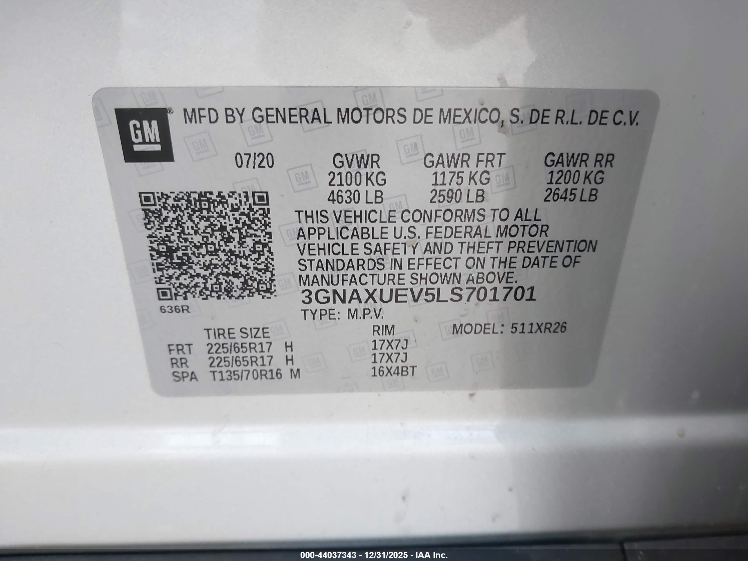 CHEVROLET EQUINOX image 9