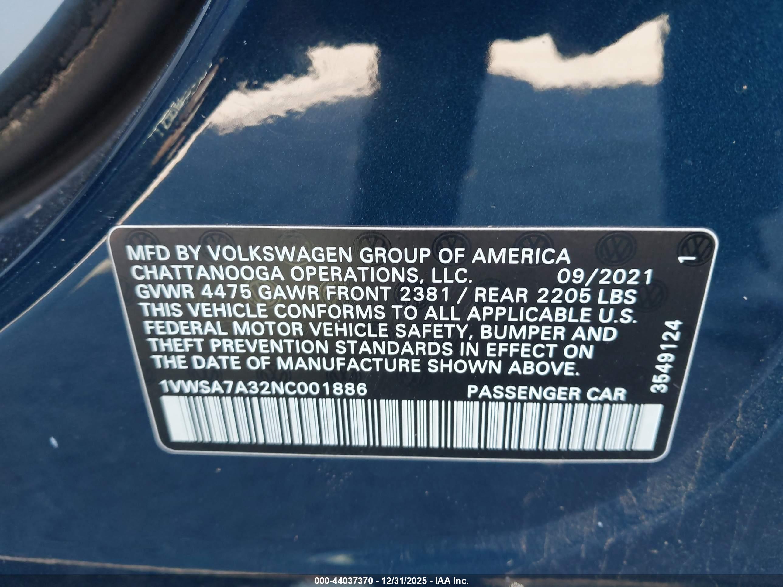 VOLKSWAGEN PASSAT image 9