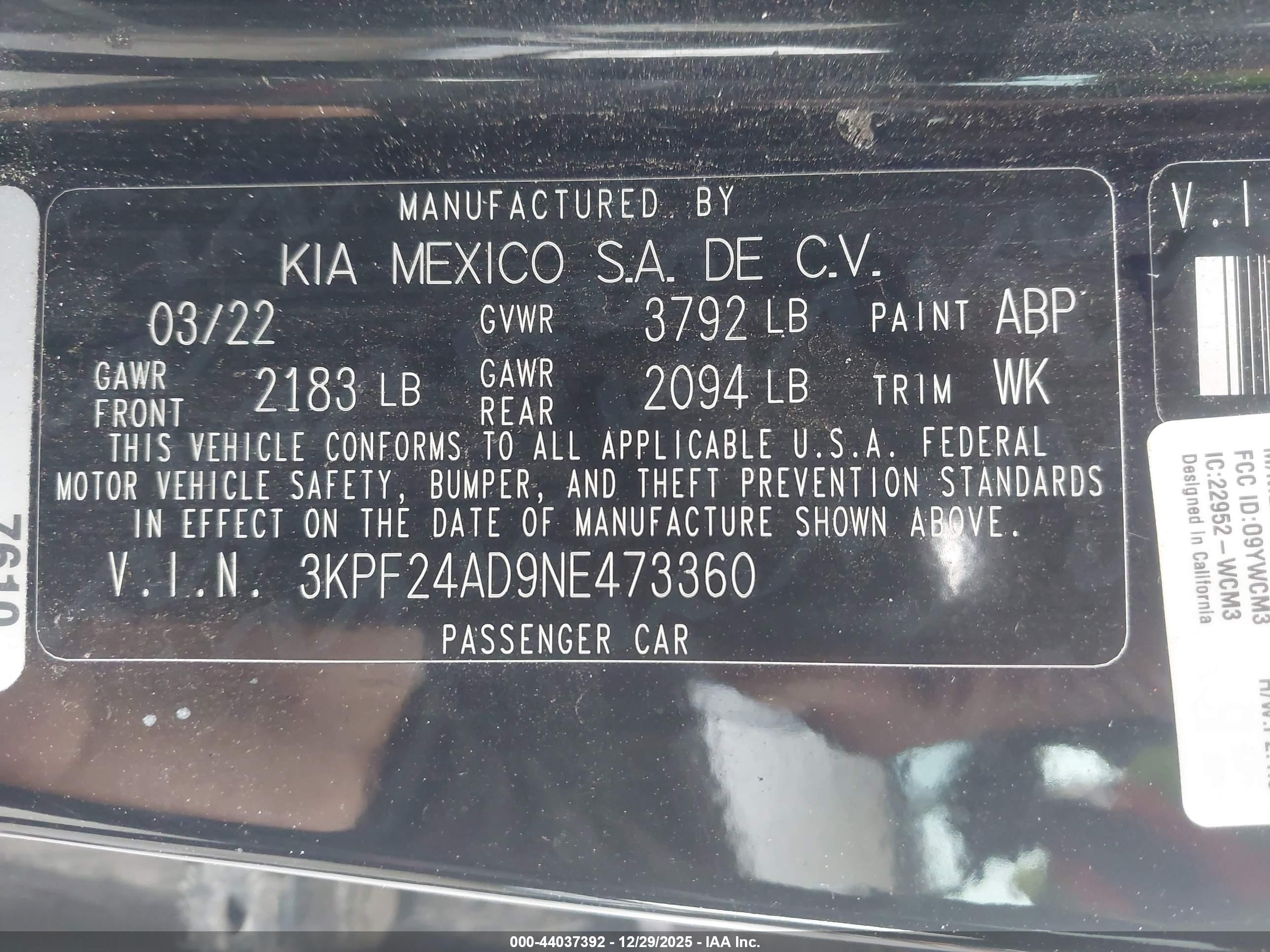 KIA FORTE image 9