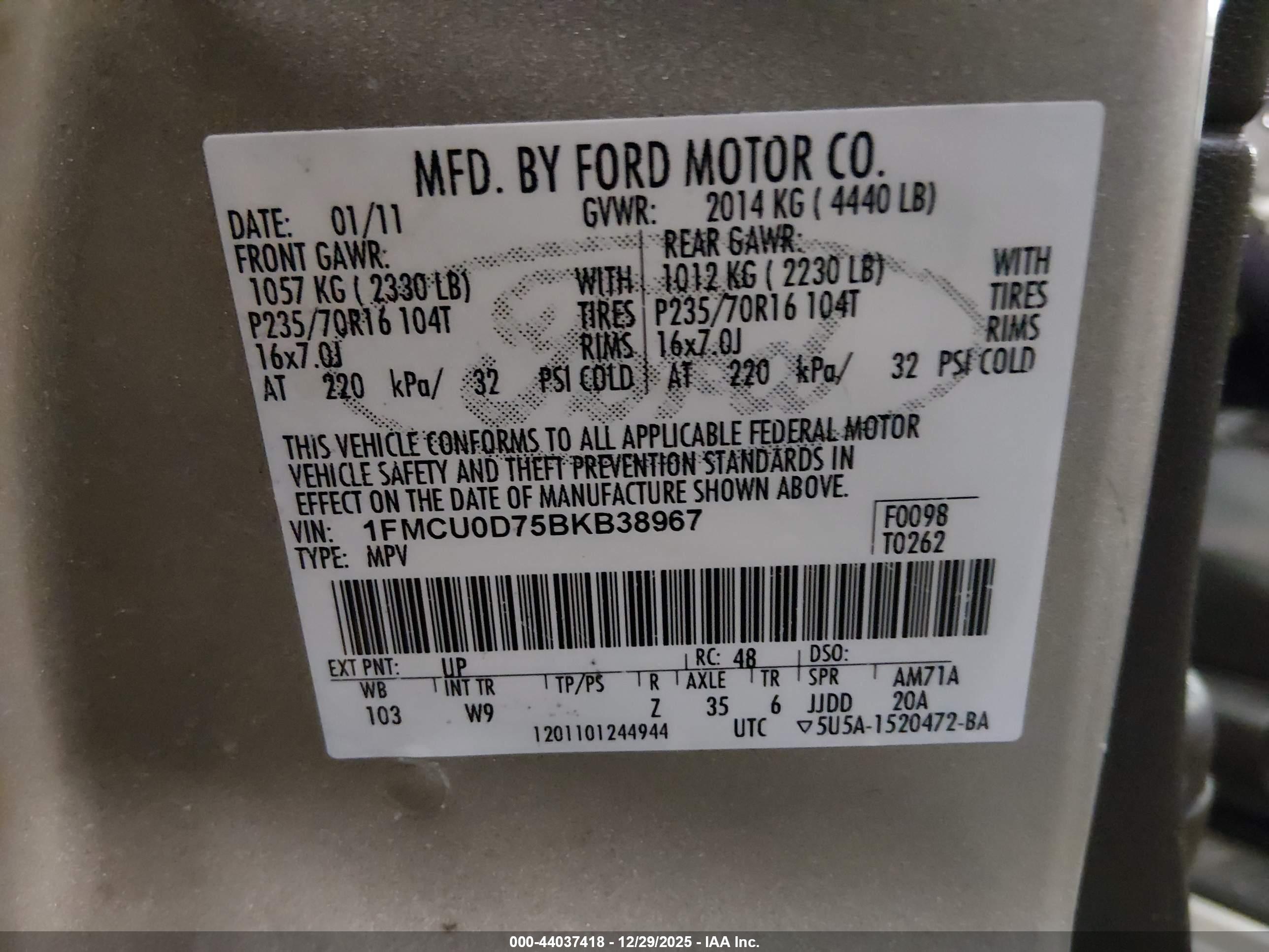 FORD ESCAPE image 9