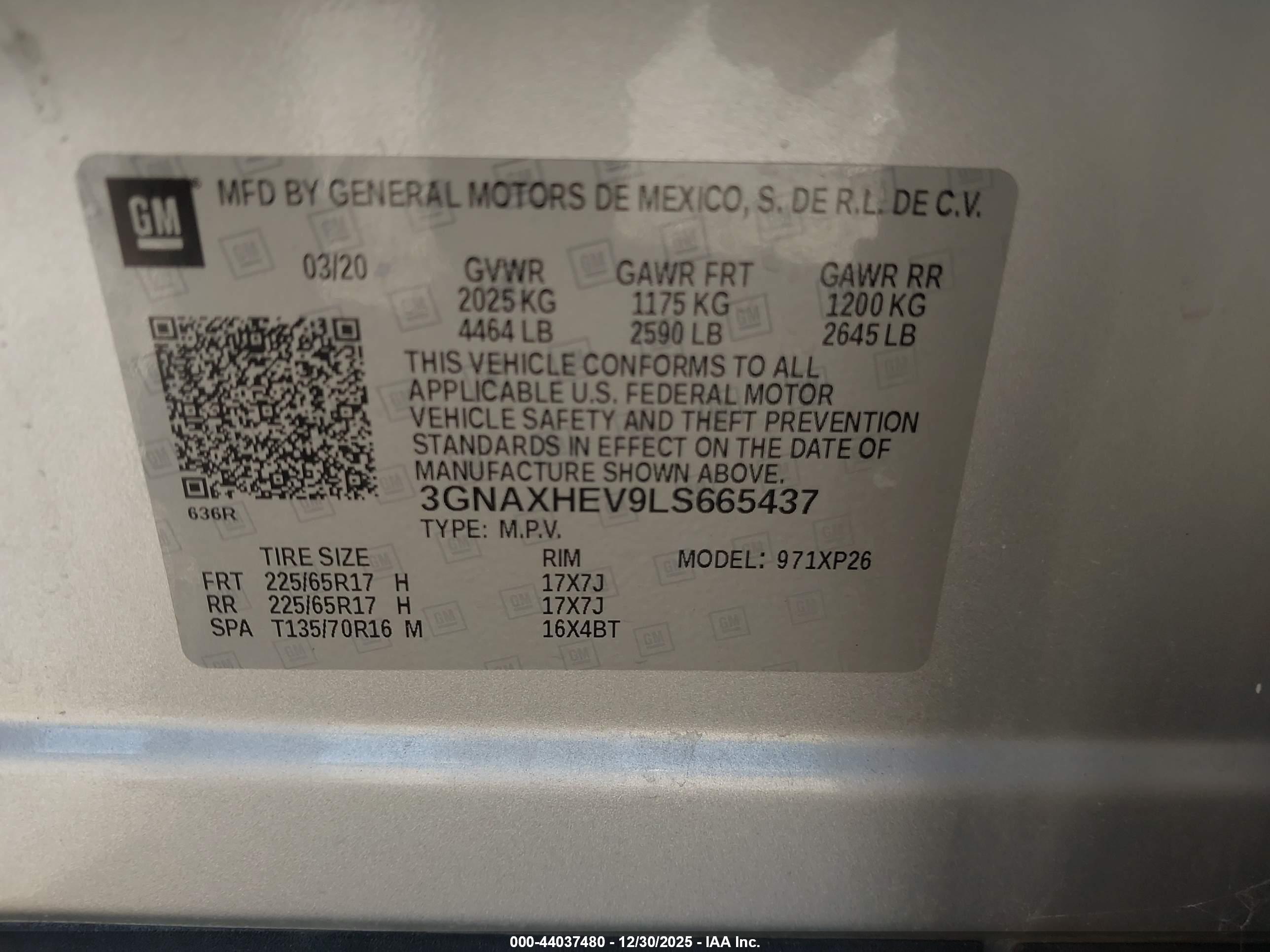 CHEVROLET EQUINOX image 9