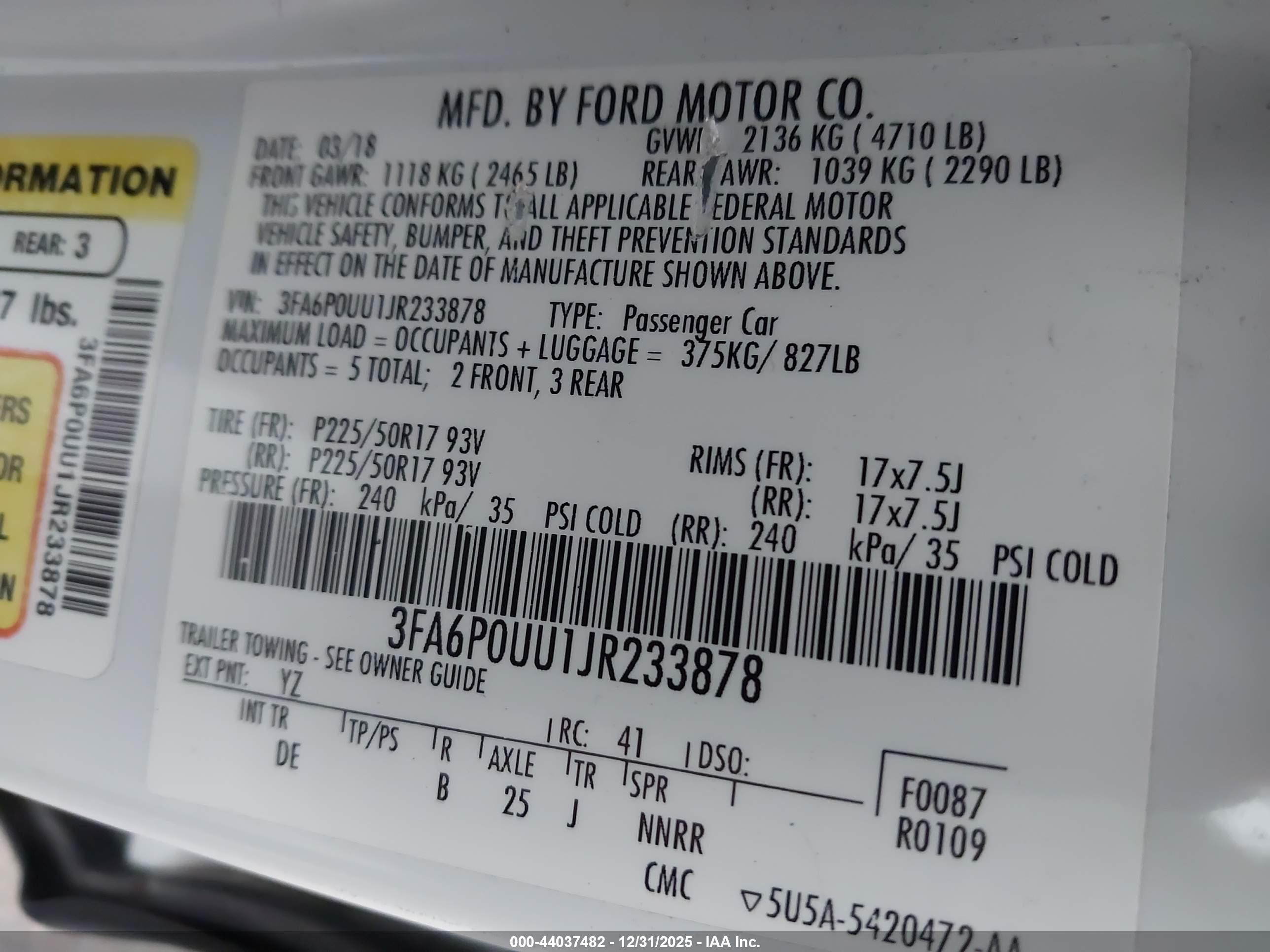 FORD FUSION image 9